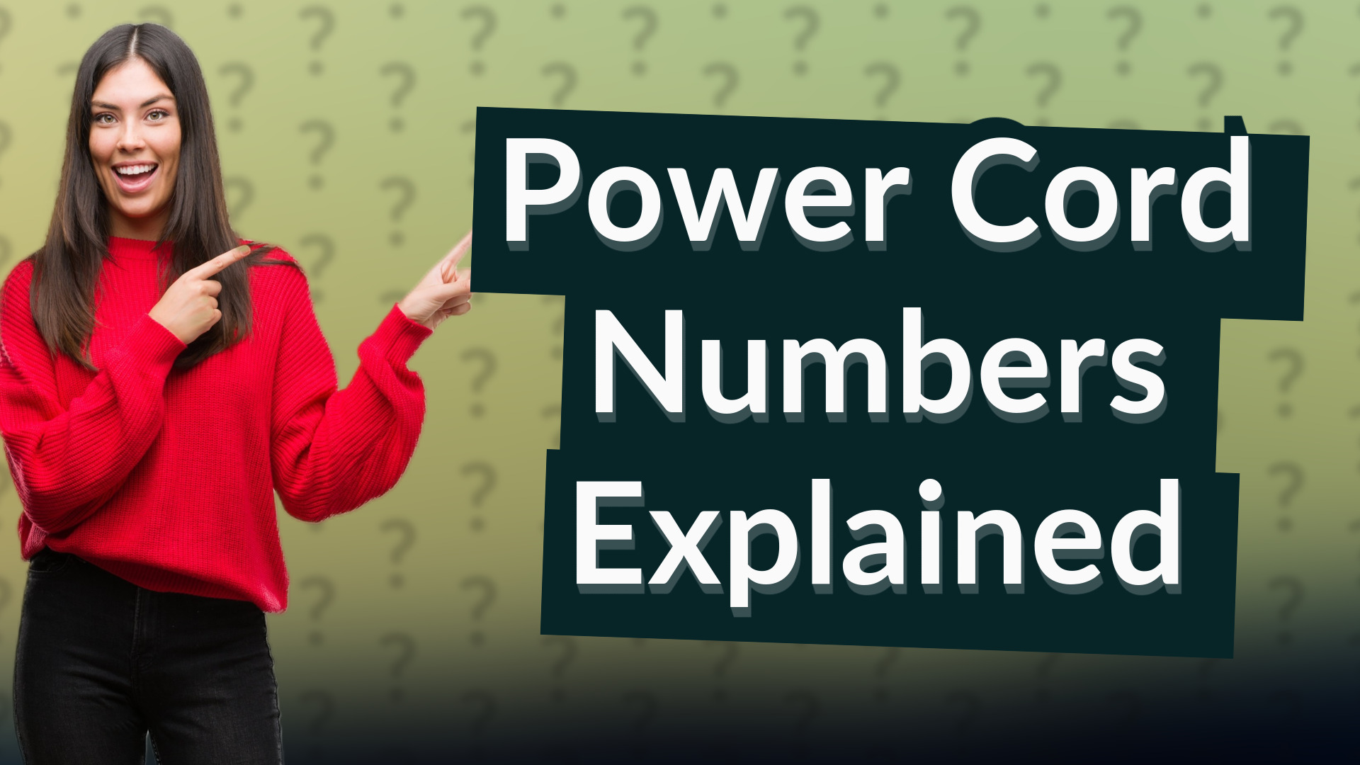 Power Cord Numbers Explained