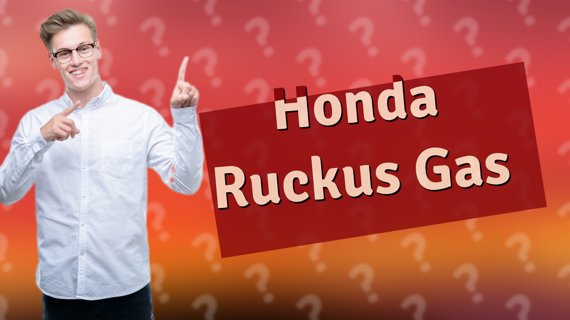 Honda Ruckus Gas