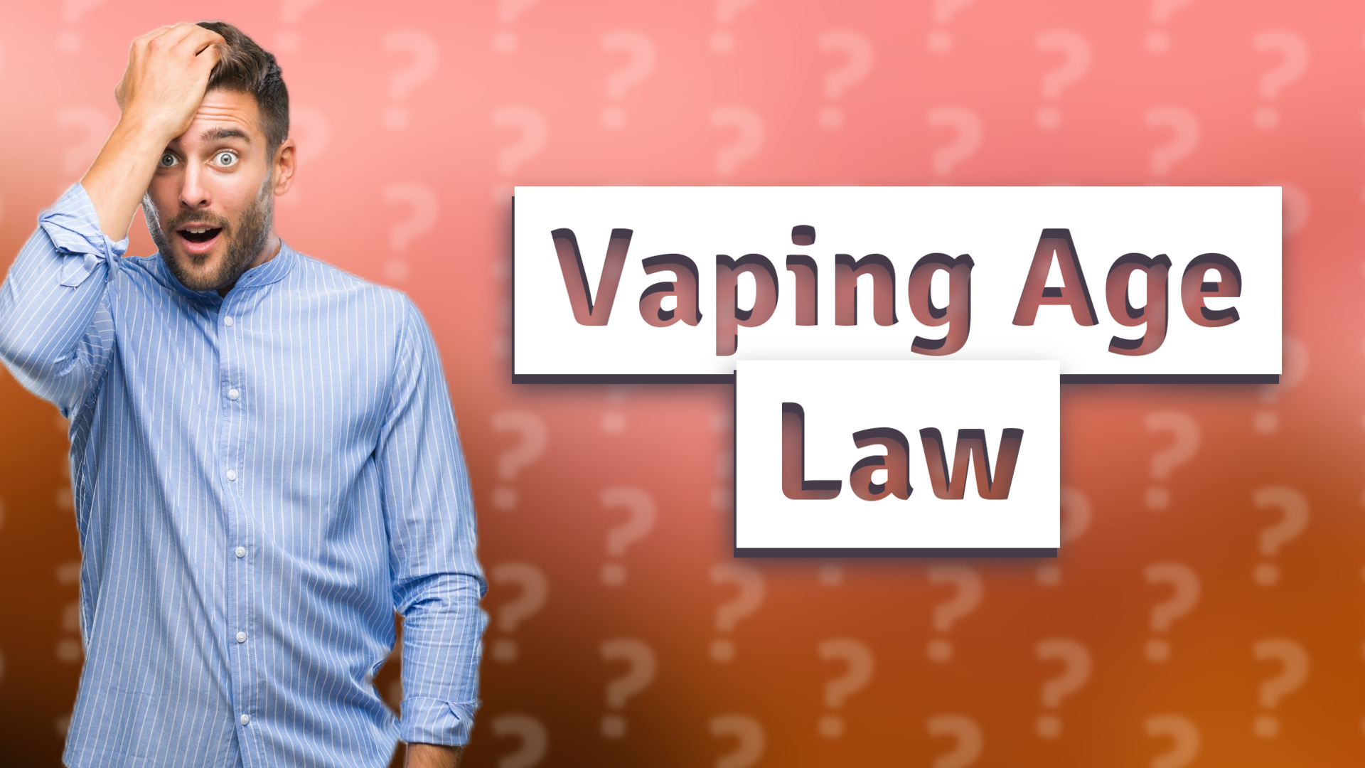 Vaping Age Law