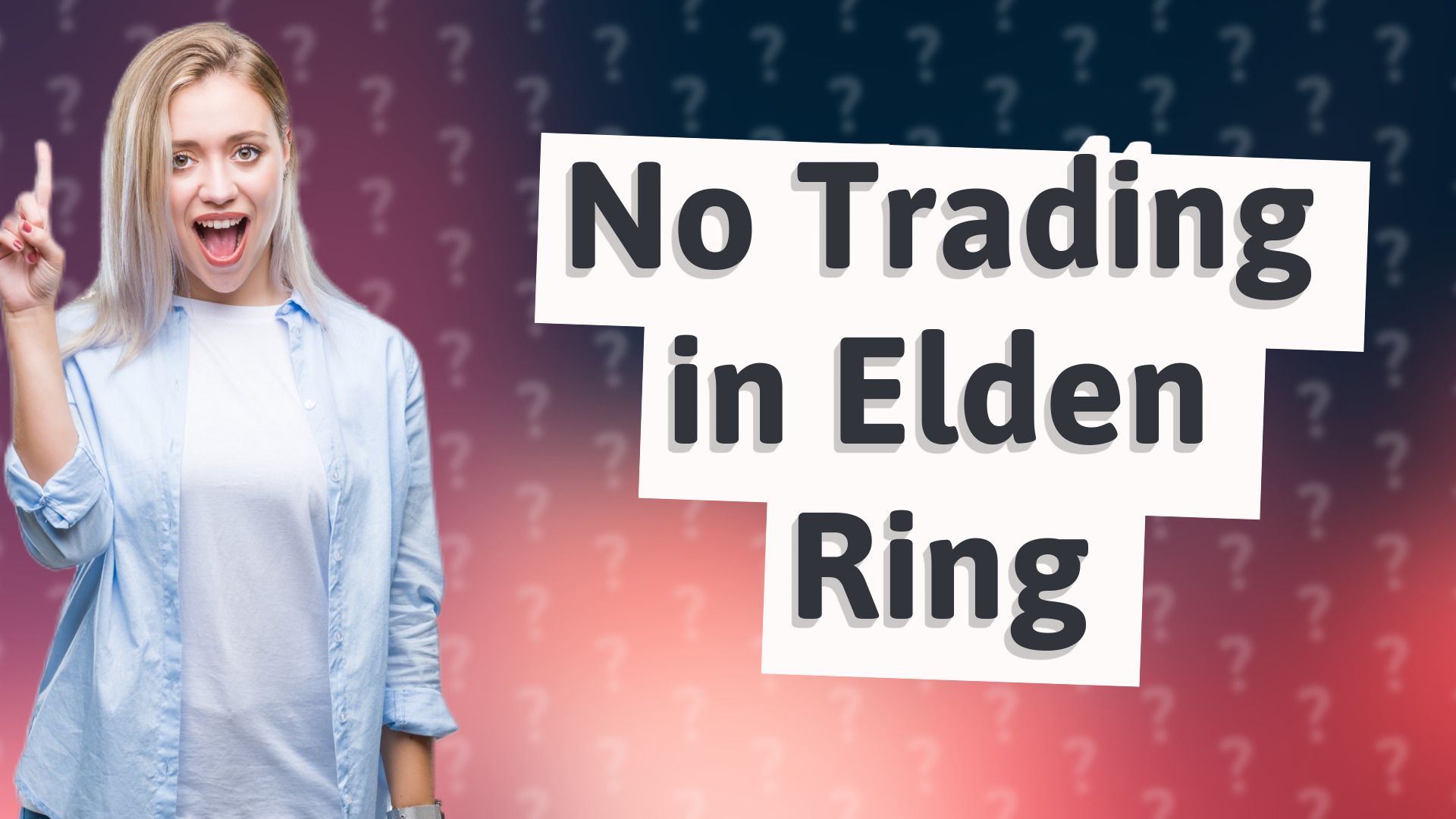 No Trading in Elden Ring