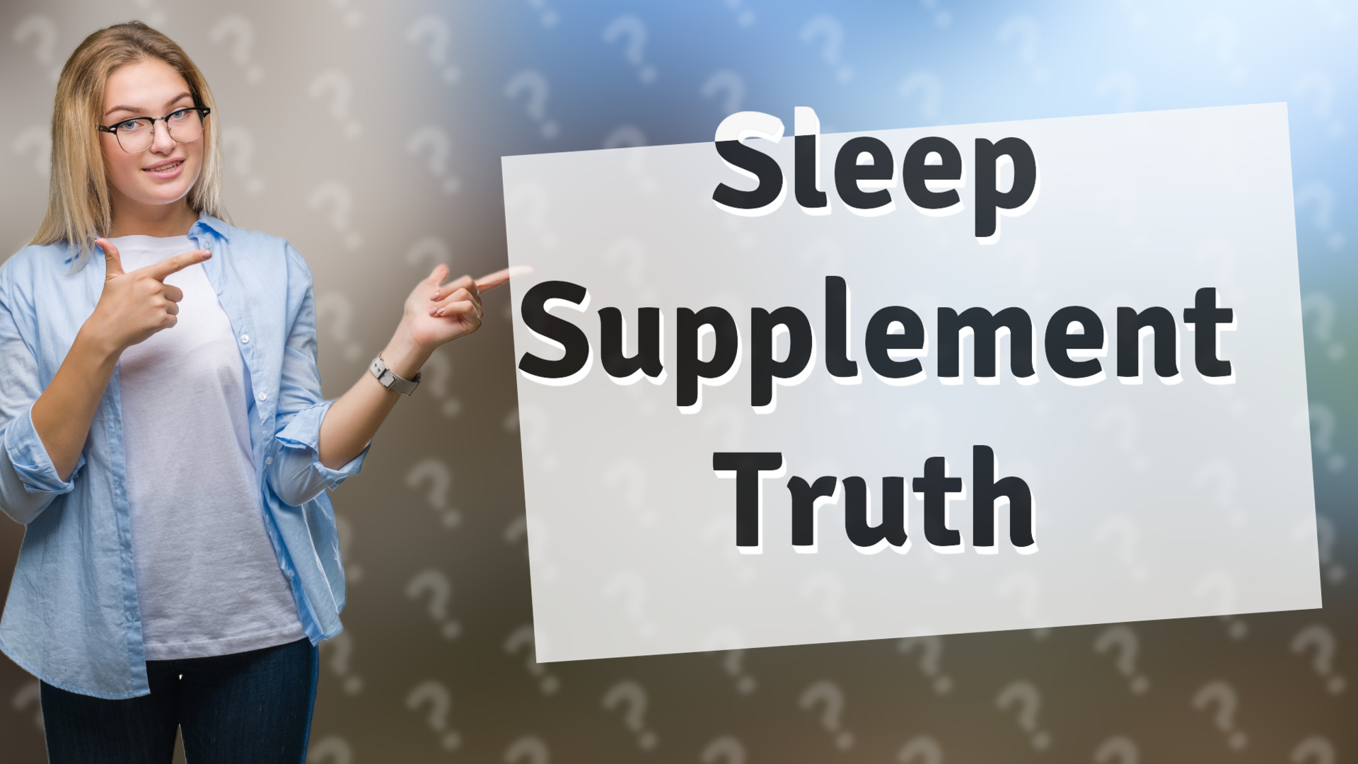 Sleep Supplement Truth
