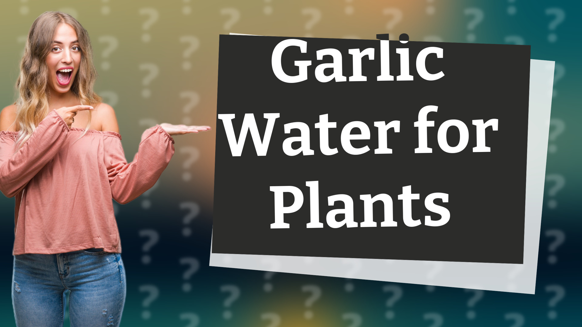 Garlic Water for Plants