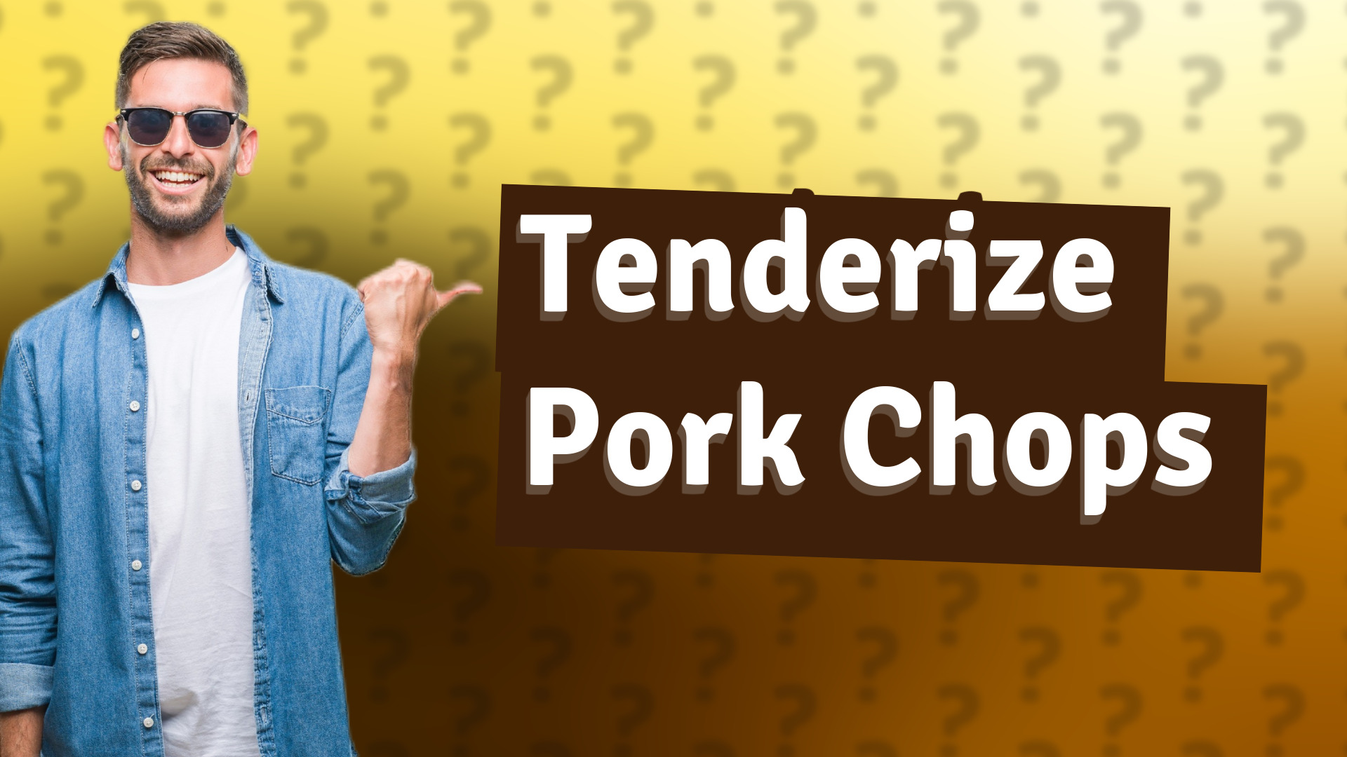 Tenderize Pork Chops