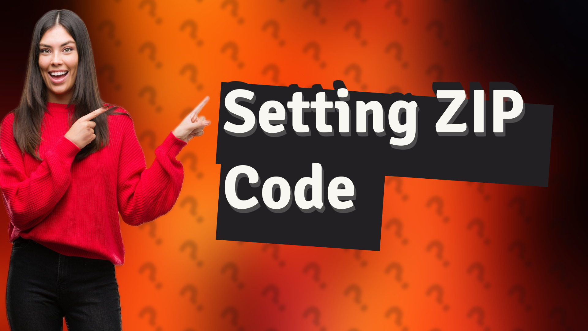 Setting ZIP Code