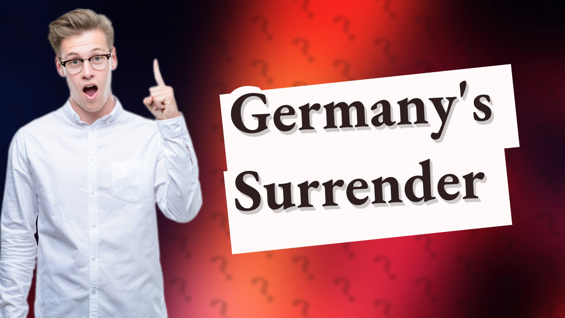 Germany's Surrender