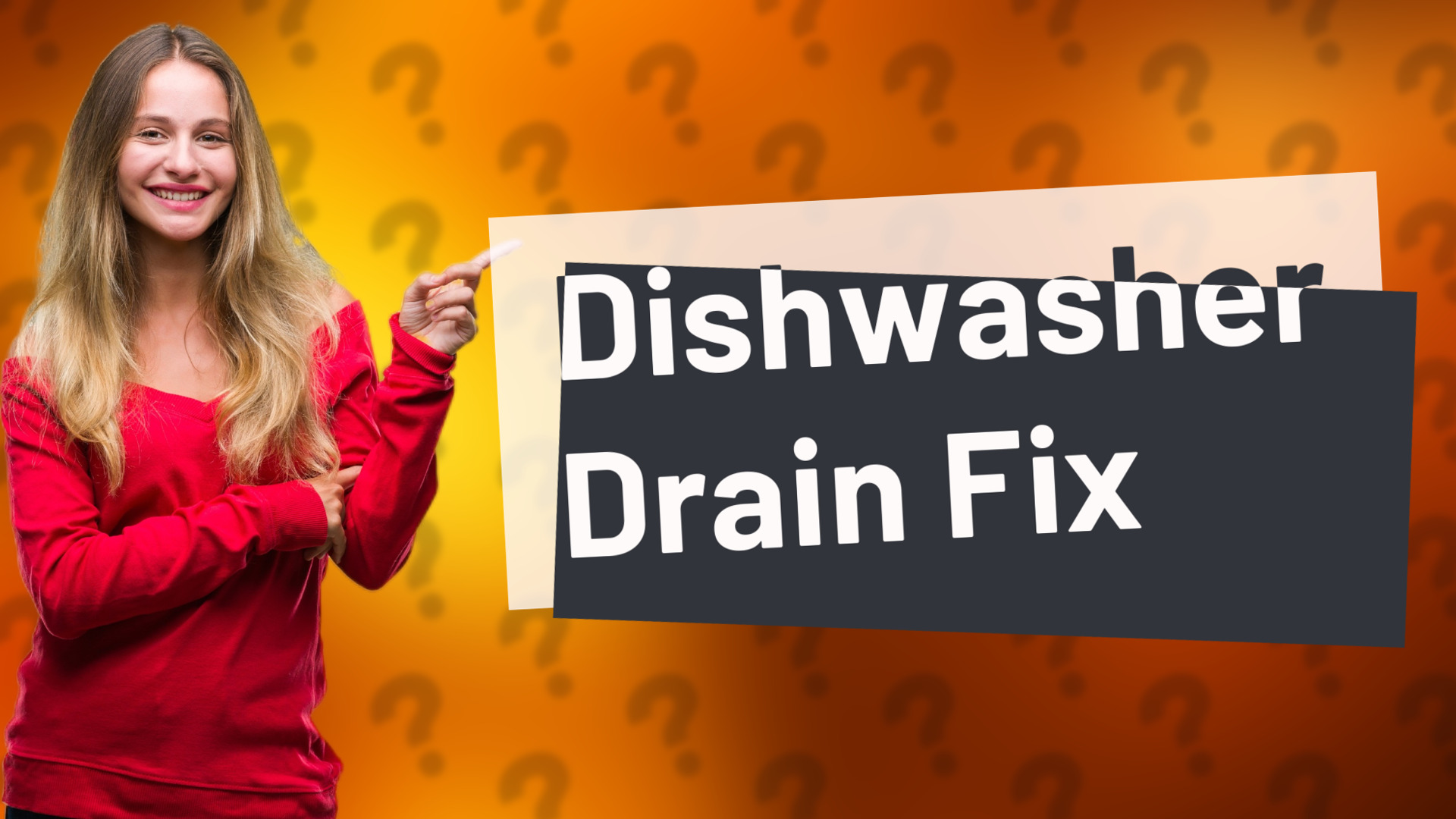 Dishwasher Drain Fix