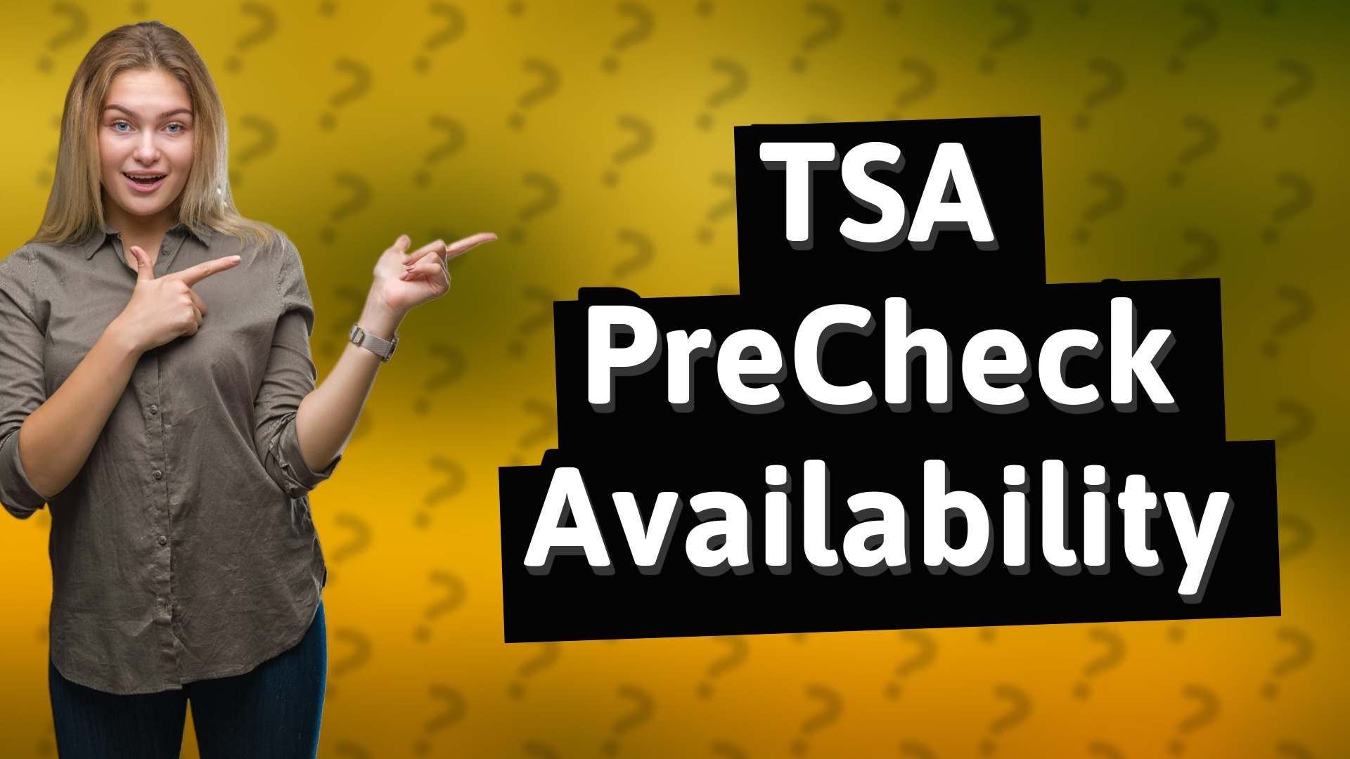 TSA PreCheck Availability