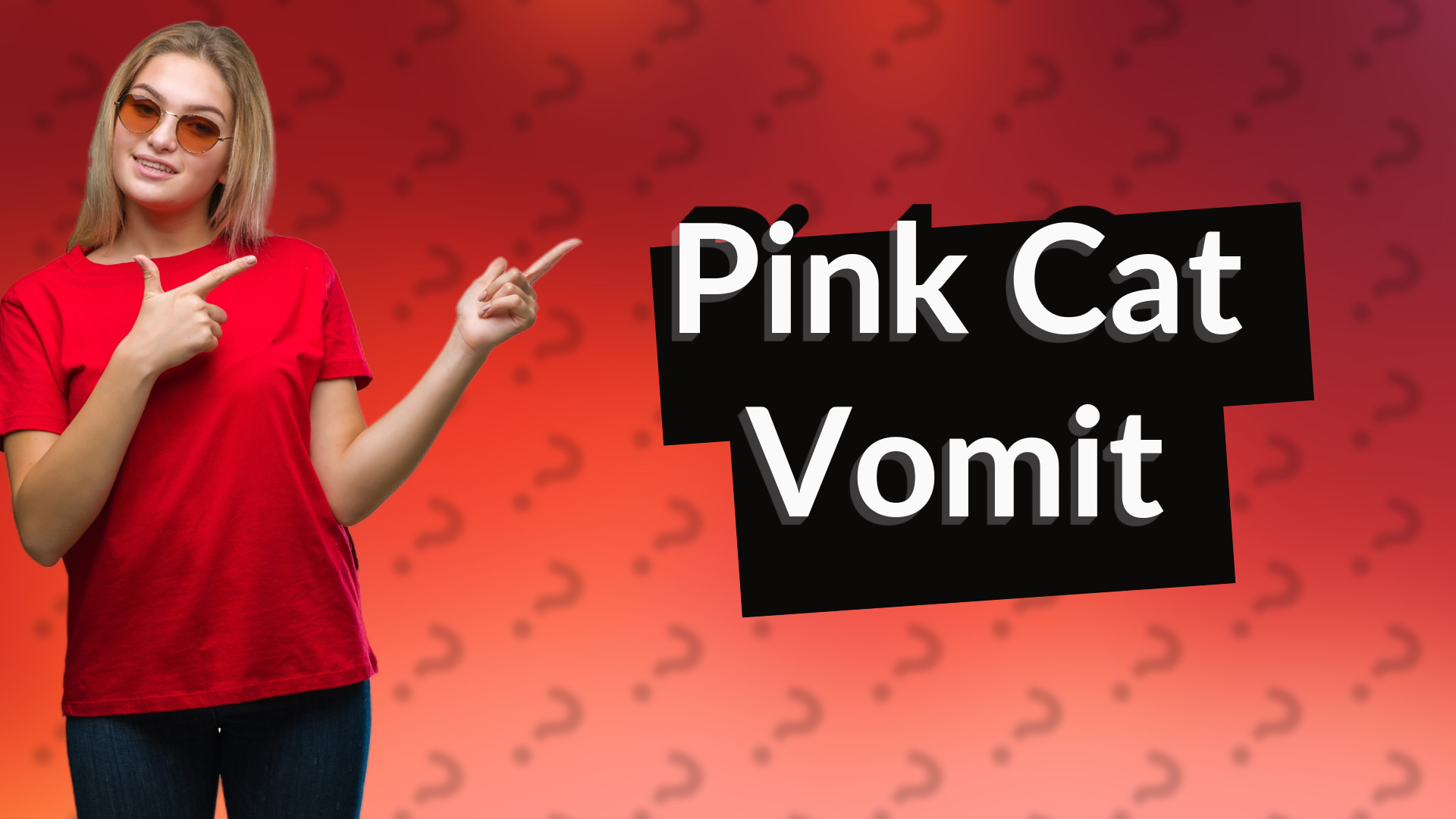 Pink Cat Vomit
