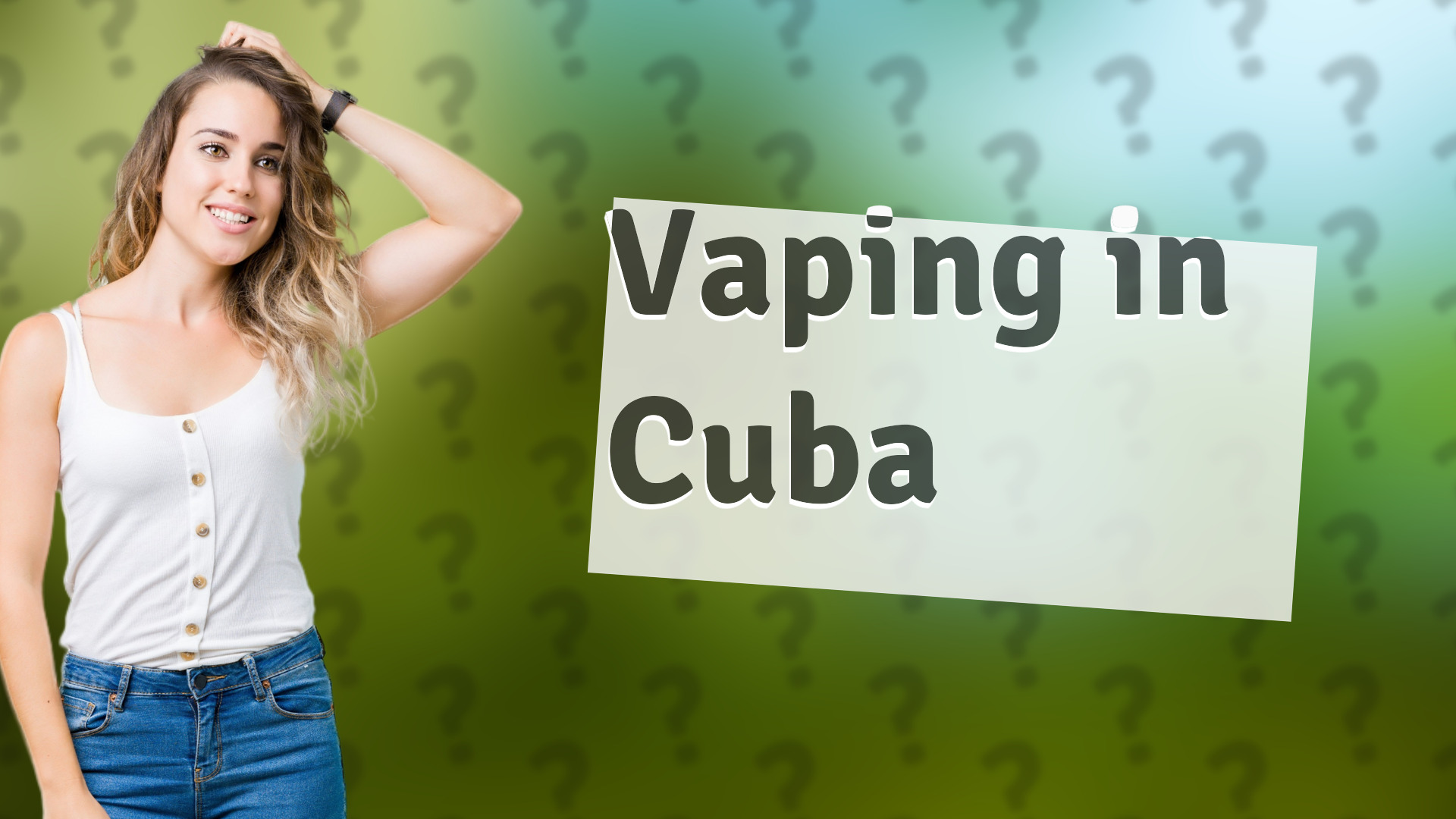 Vaping in Cuba