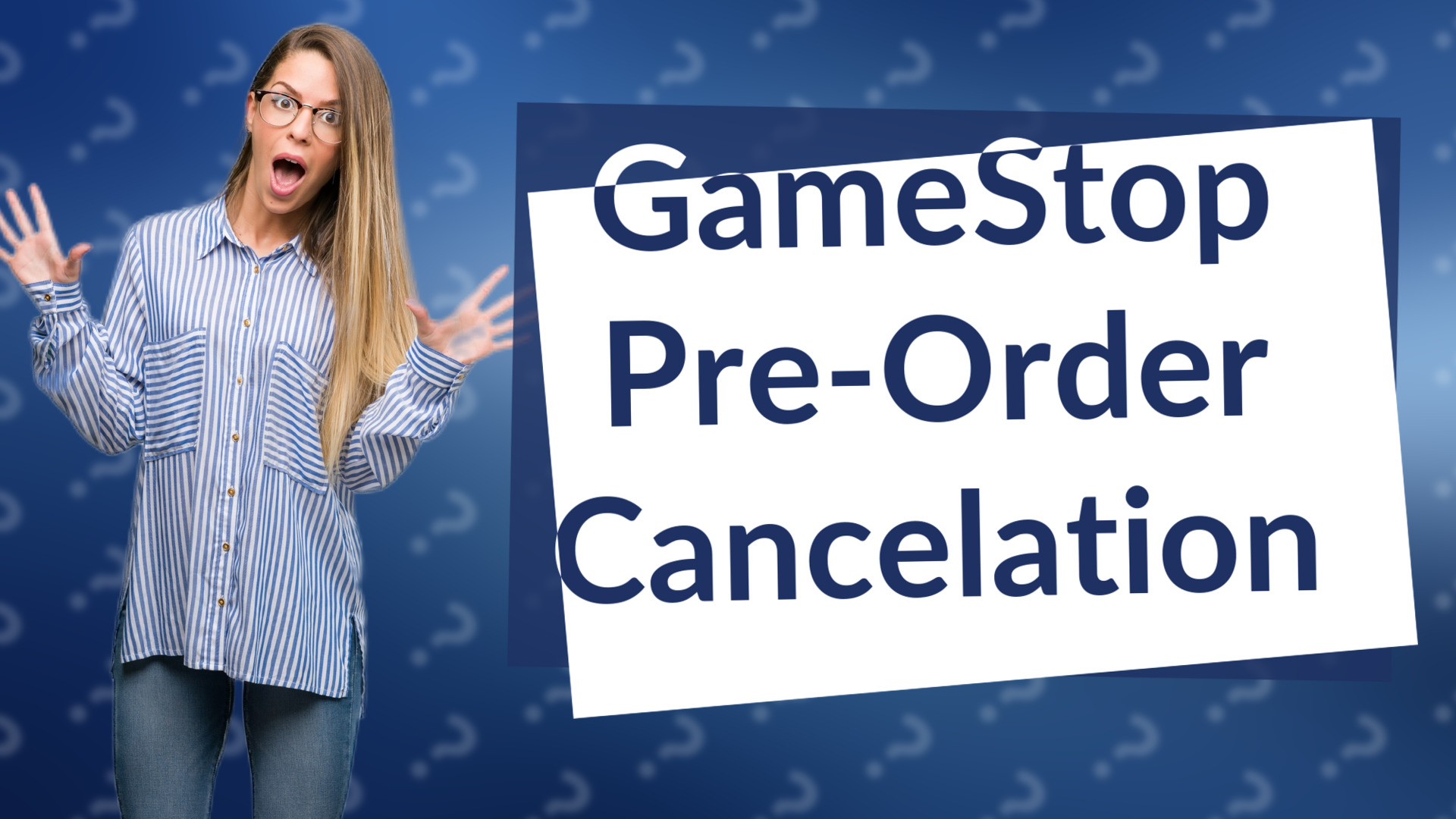 GameStop Pre-Order Cancelation