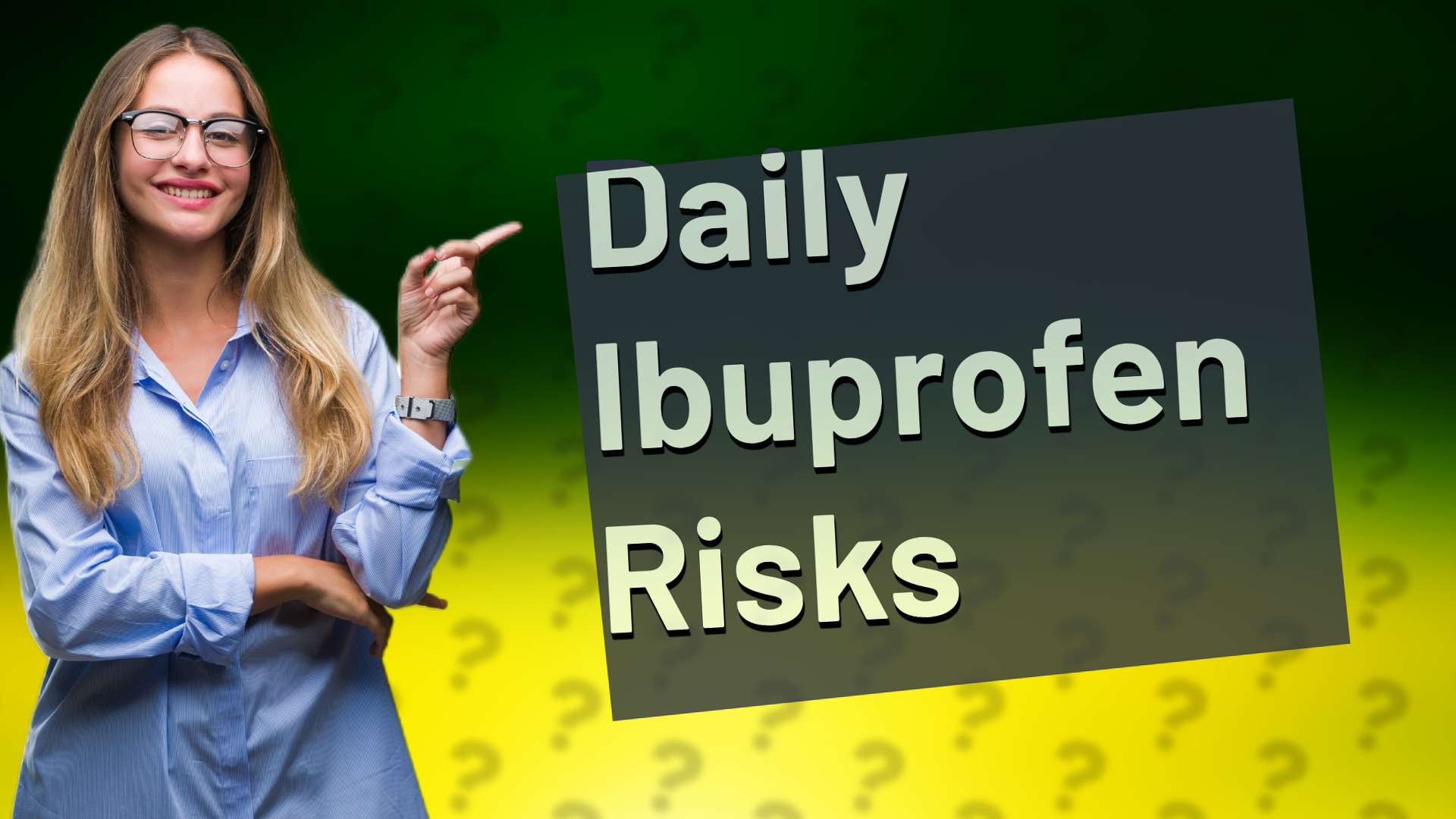 Daily Ibuprofen Risks