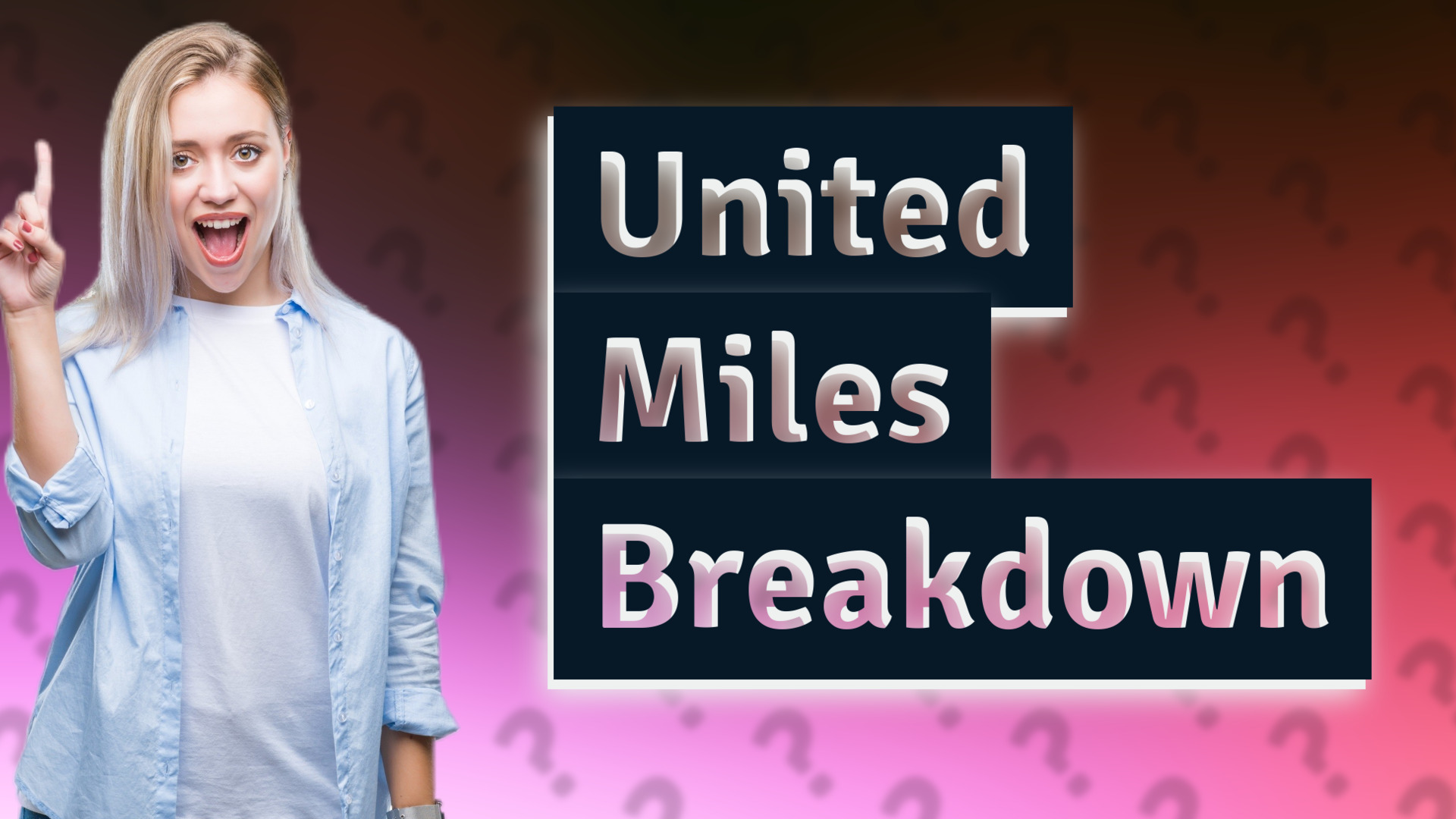 United Miles Breakdown