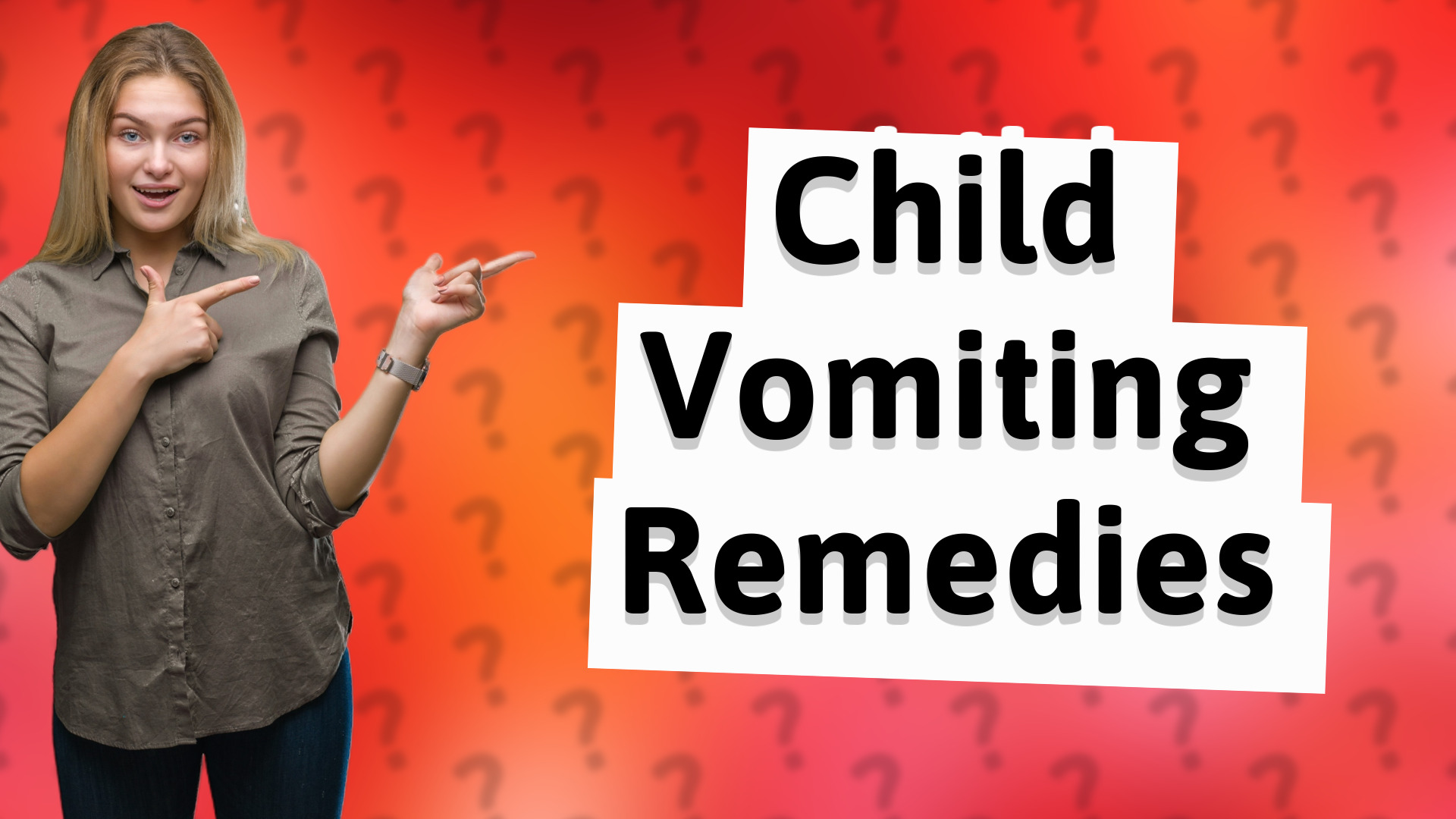 Child Vomiting Remedies