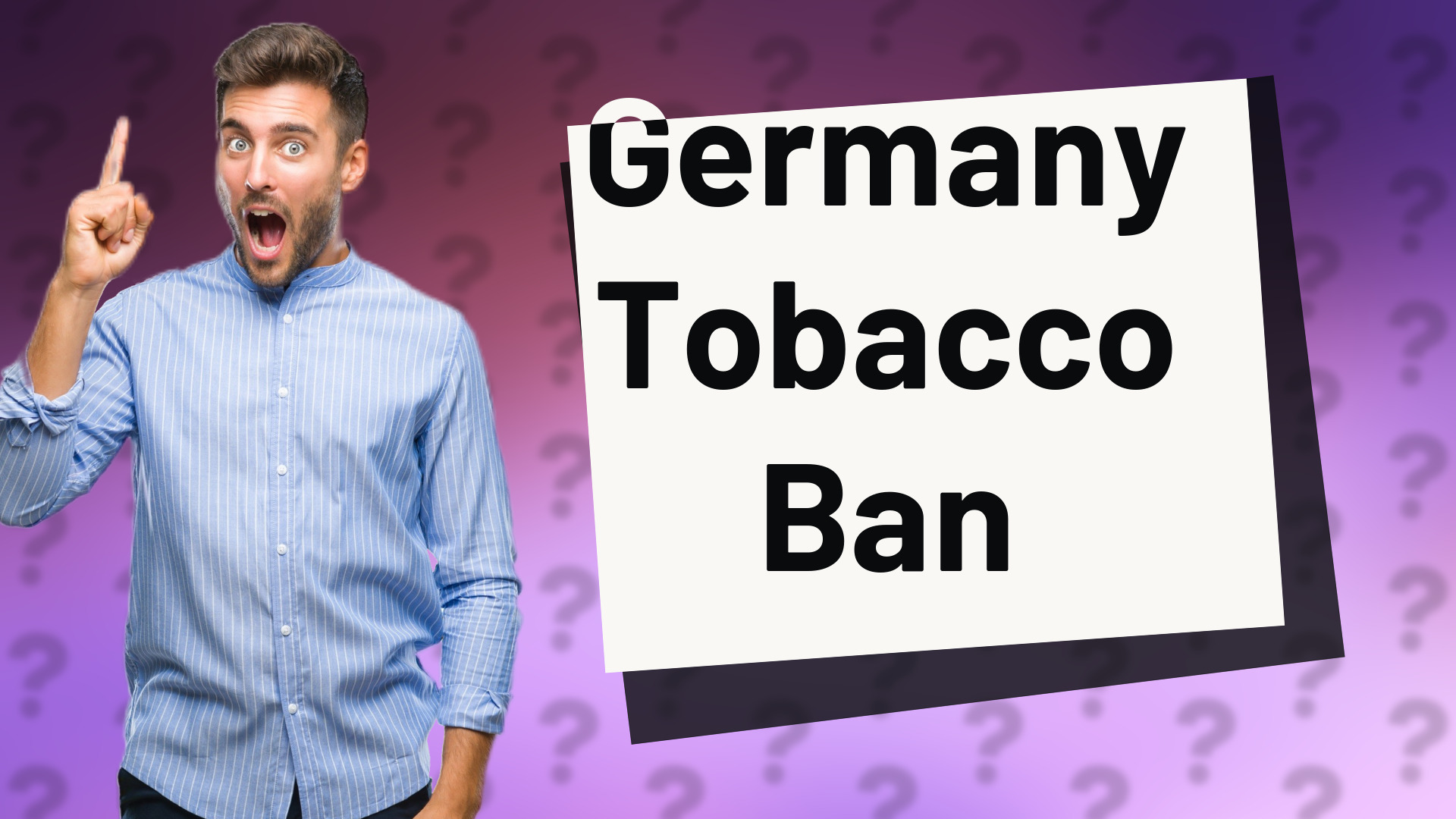 Germany Tobacco Ban
