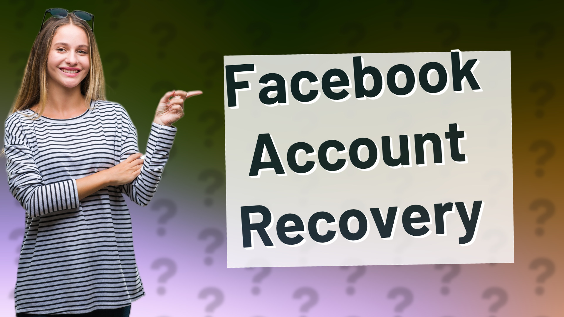 Facebook Account Recovery