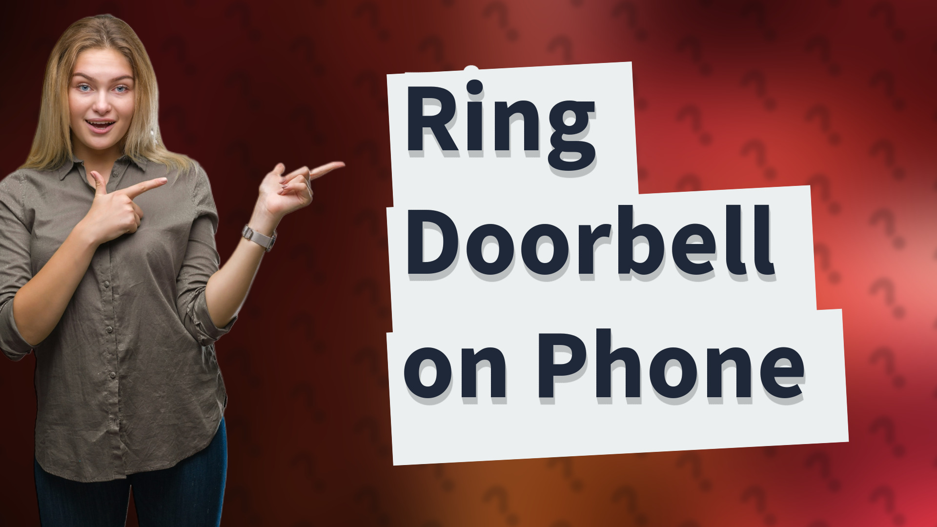 Ring Doorbell on Phone
