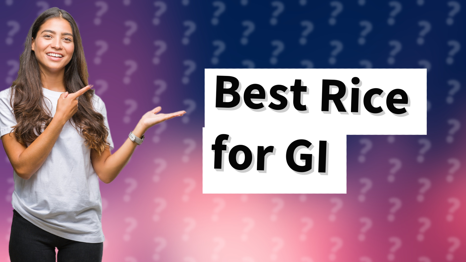 Best Rice for GI