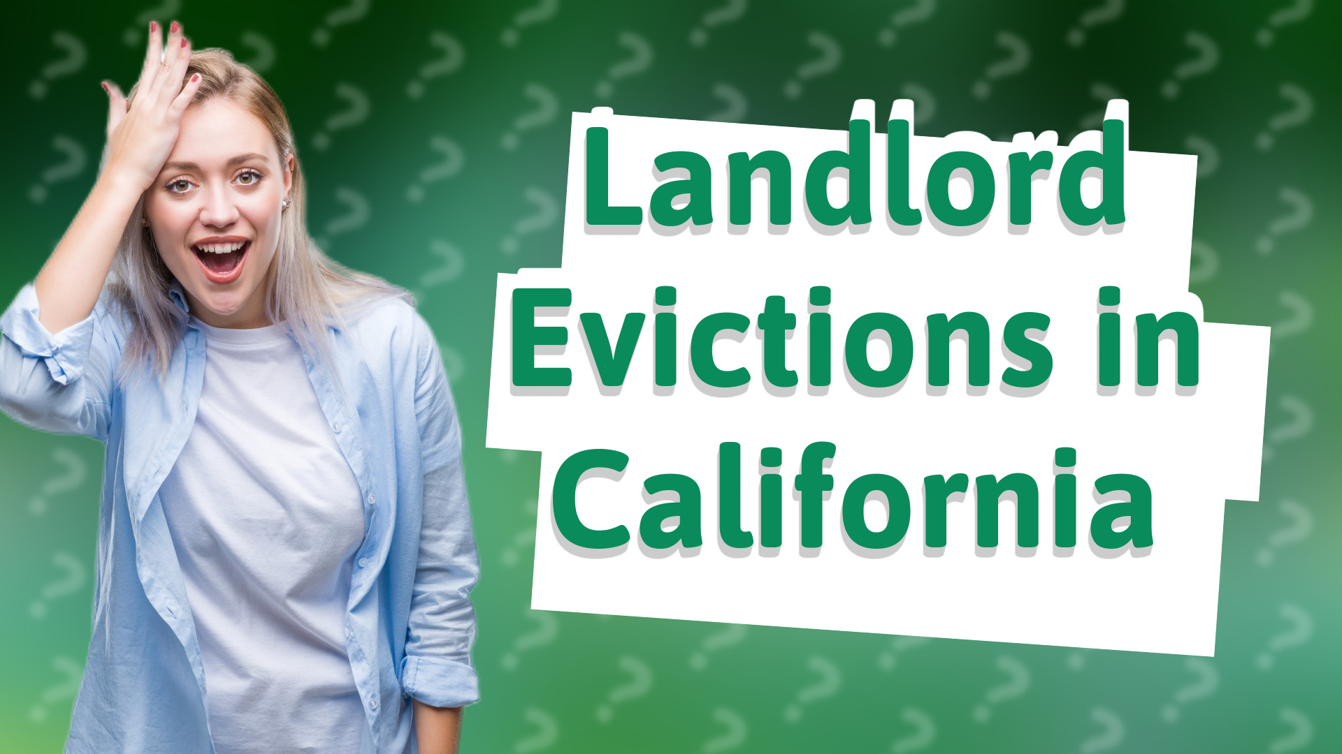 Landlord Evictions in California