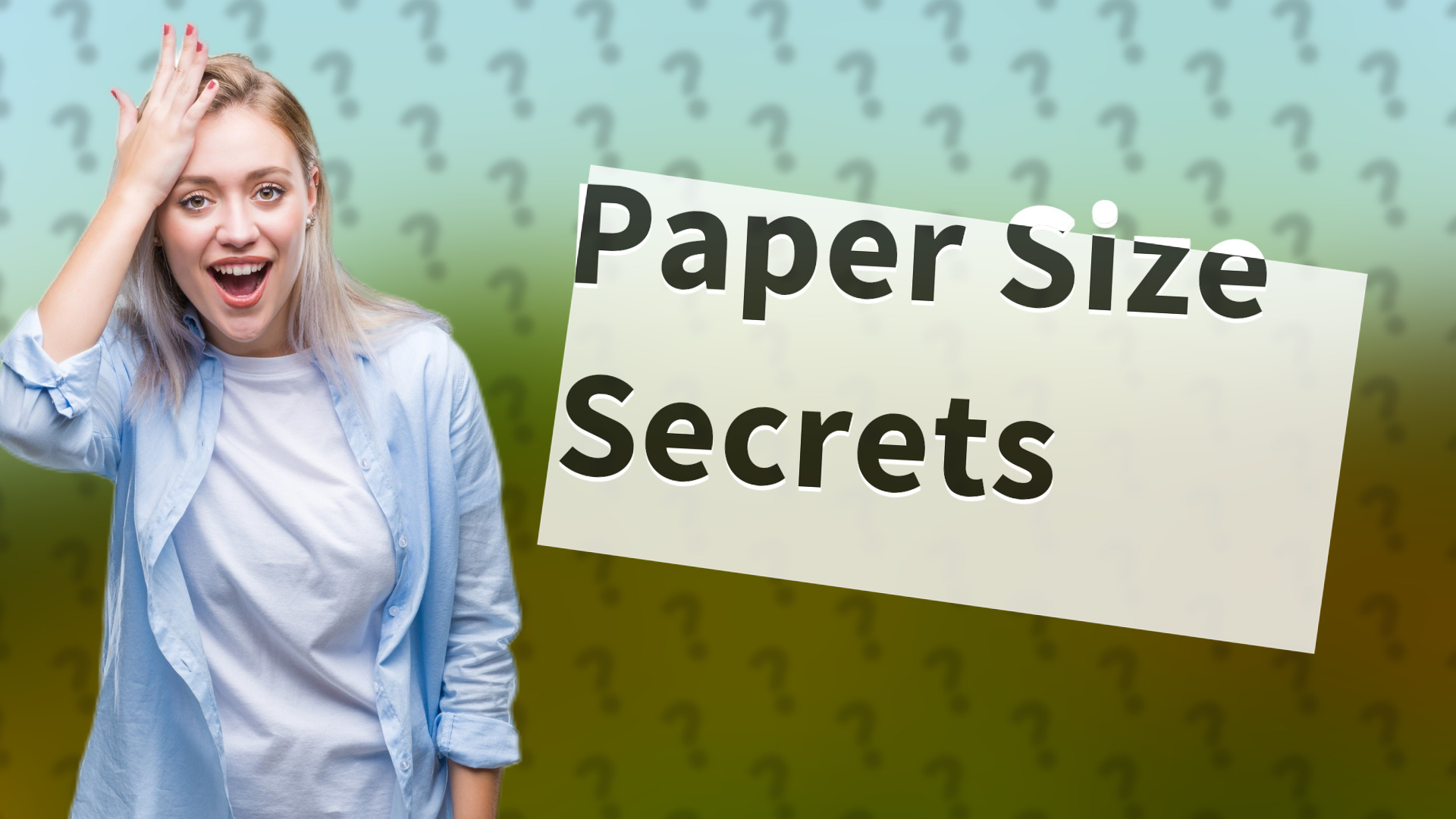 Paper Size Secrets
