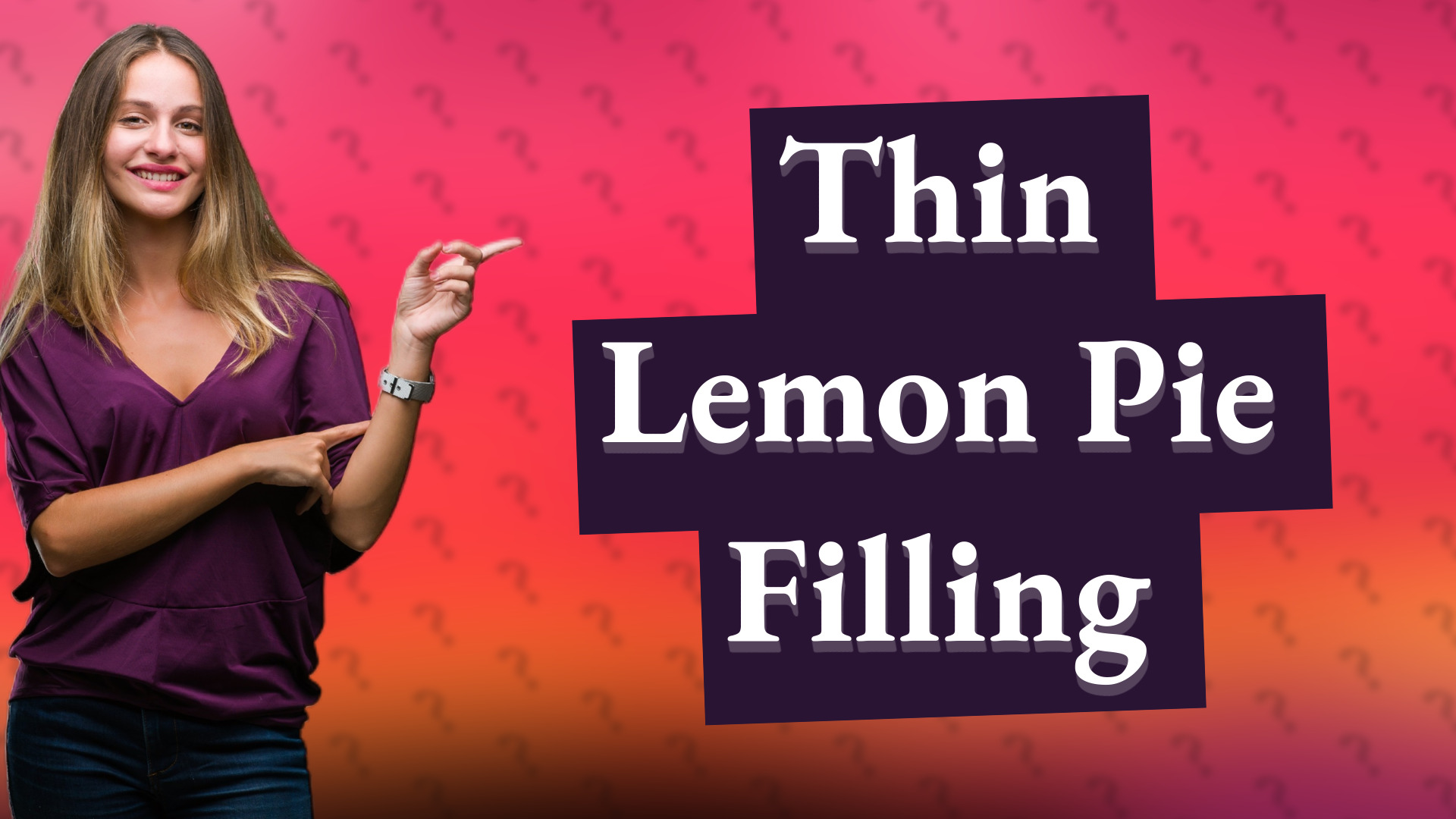 Thin Lemon Pie Filling