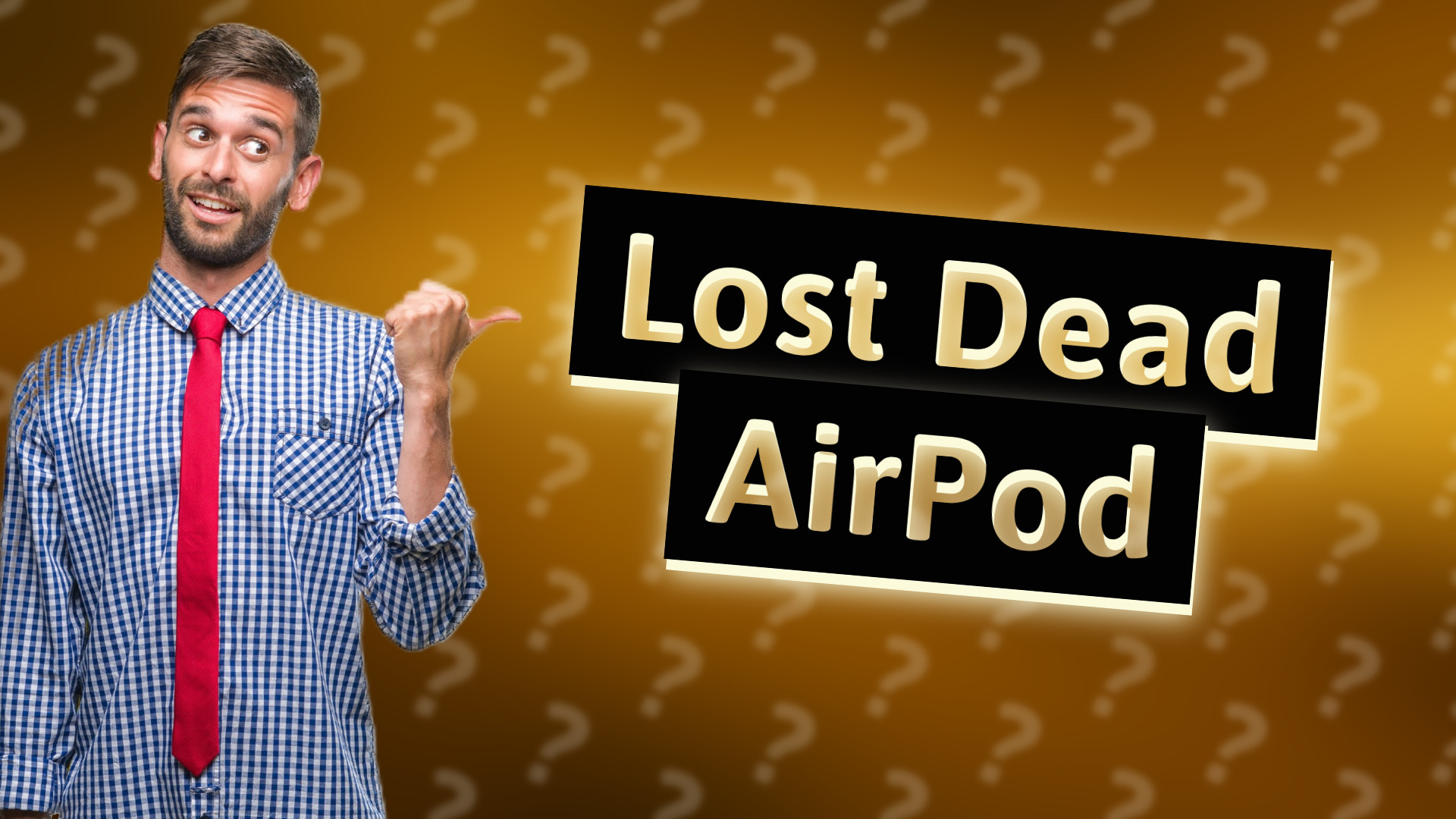 Lost Dead AirPod