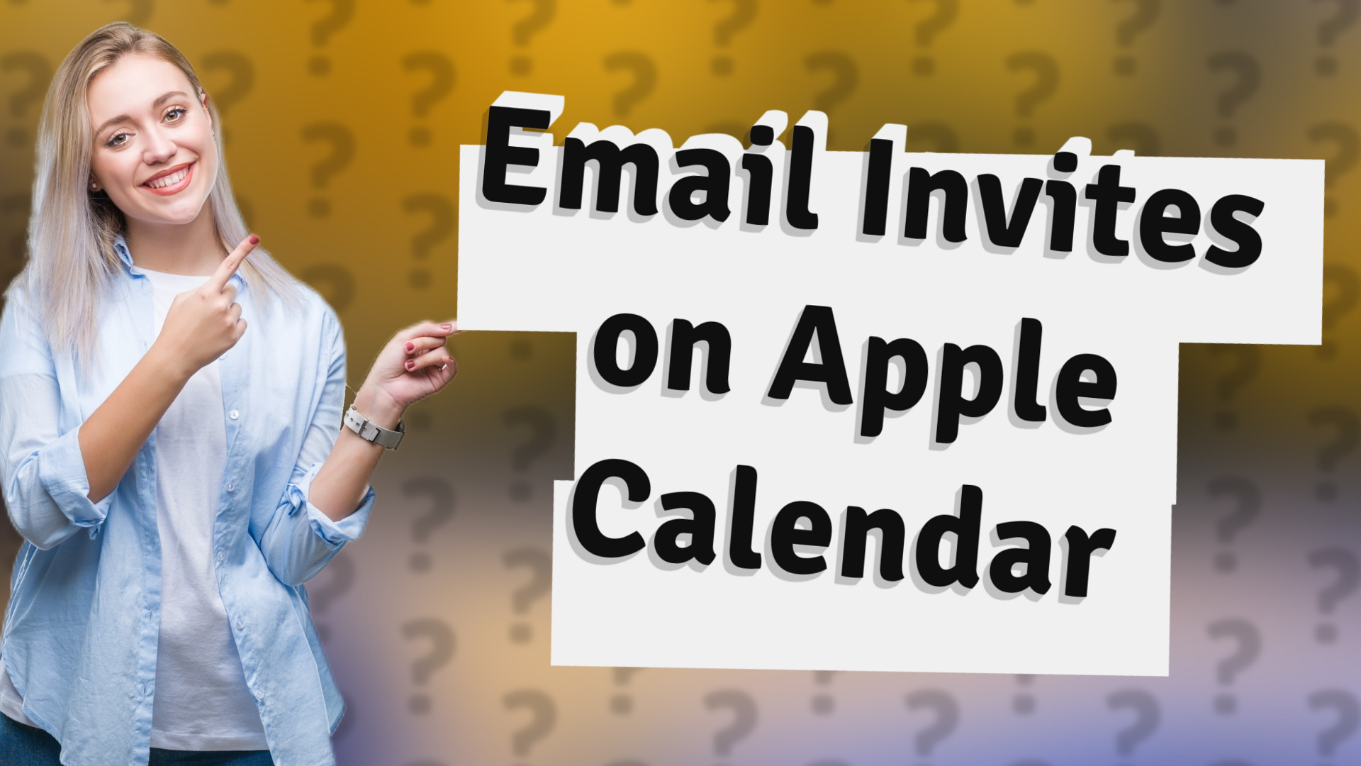 Email Invites on Apple Calendar