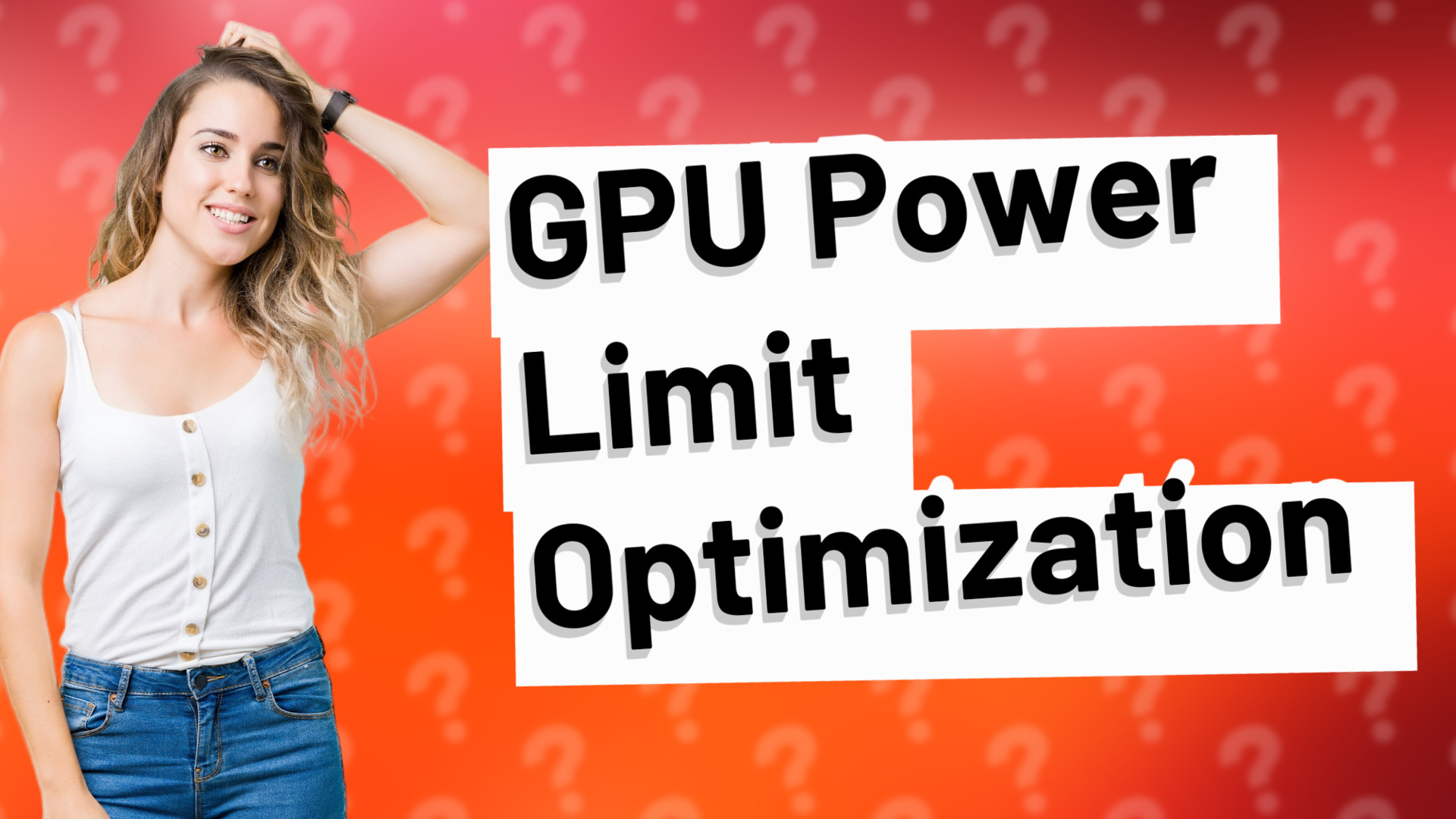 GPU Power Limit Optimization