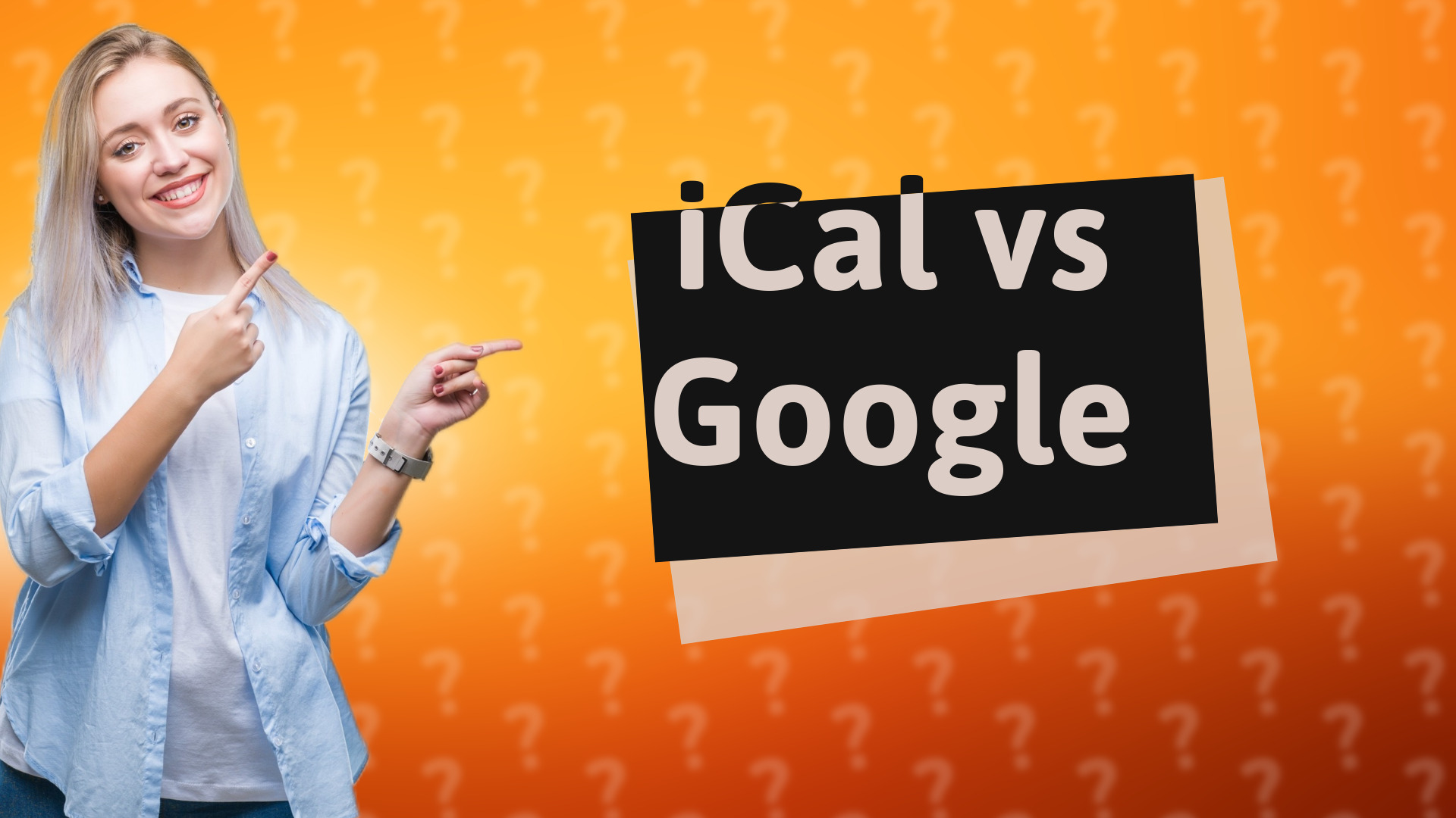 iCal vs Google