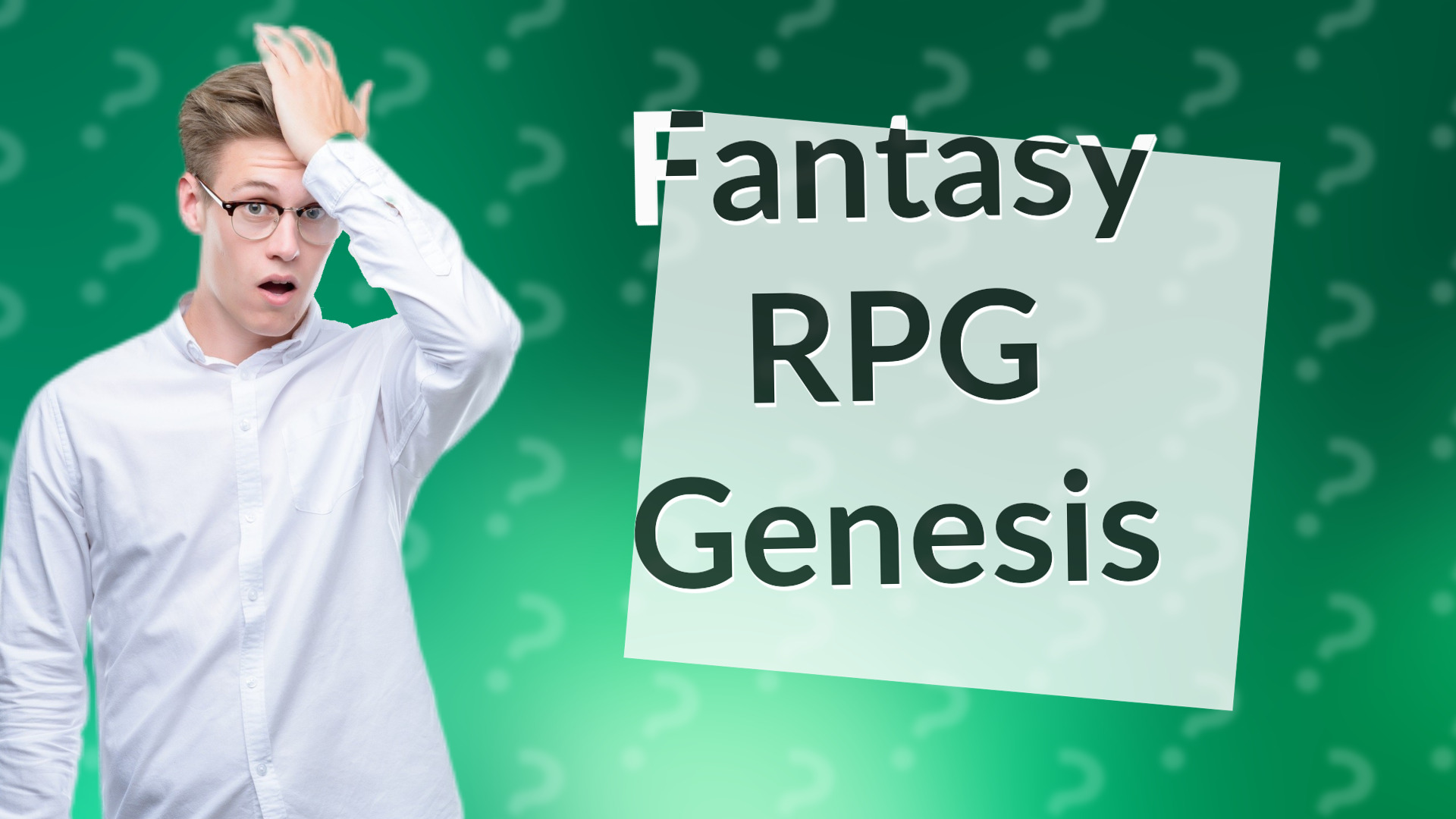 Fantasy RPG Genesis