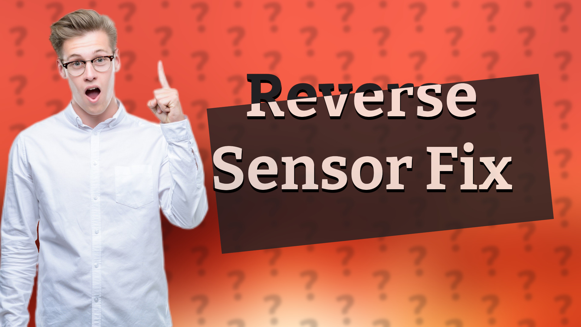 Reverse Sensor Fix
