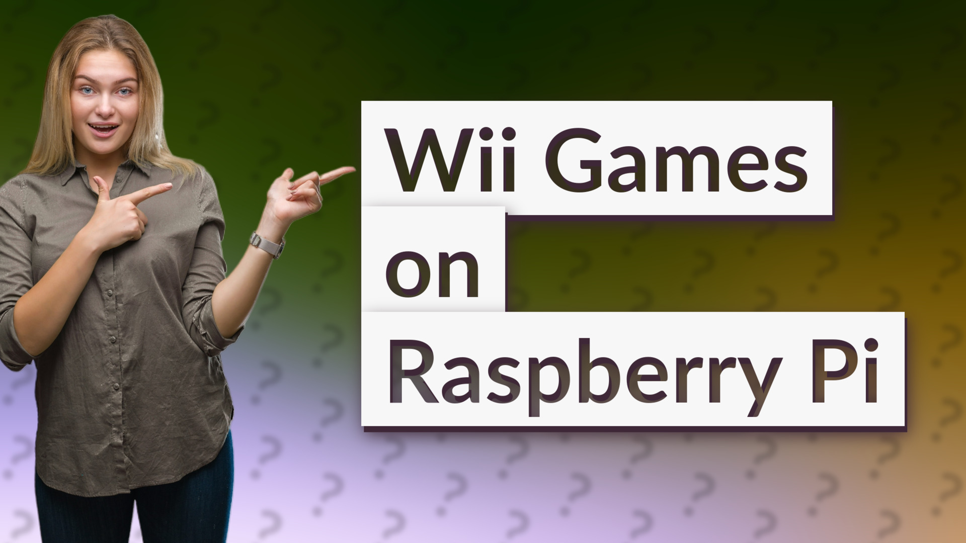 Wii Games on Raspberry Pi
