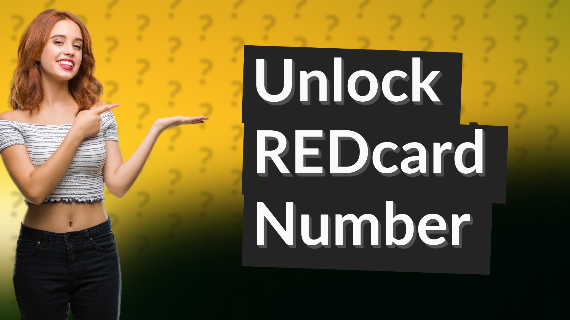 Unlock REDcard Number