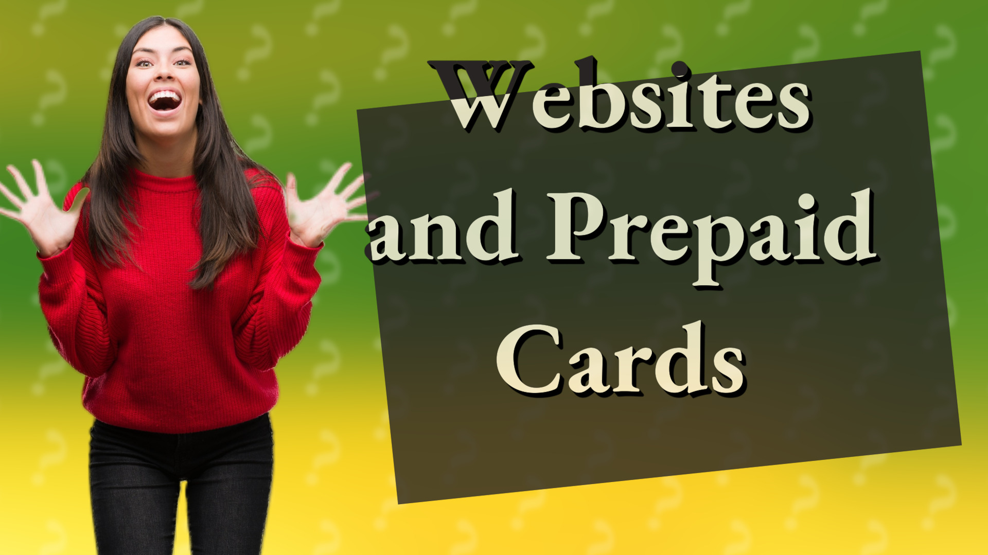 Websites and Prepaid Cards
