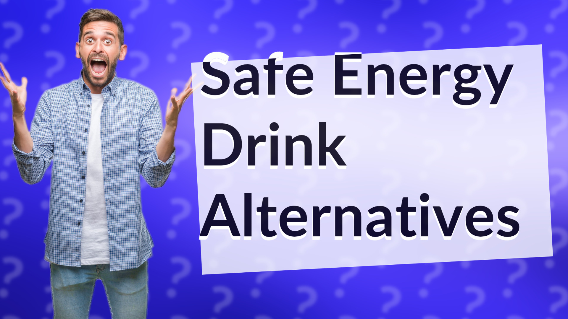 Safe Energy Drink Alternatives