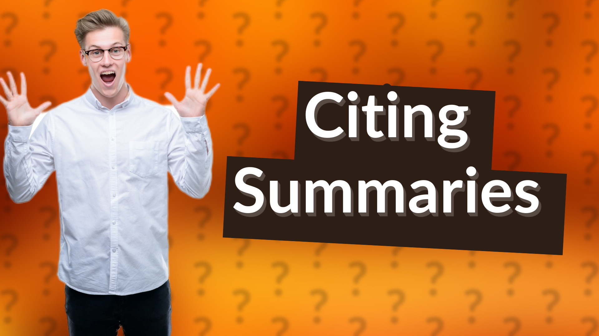 Citing Summaries