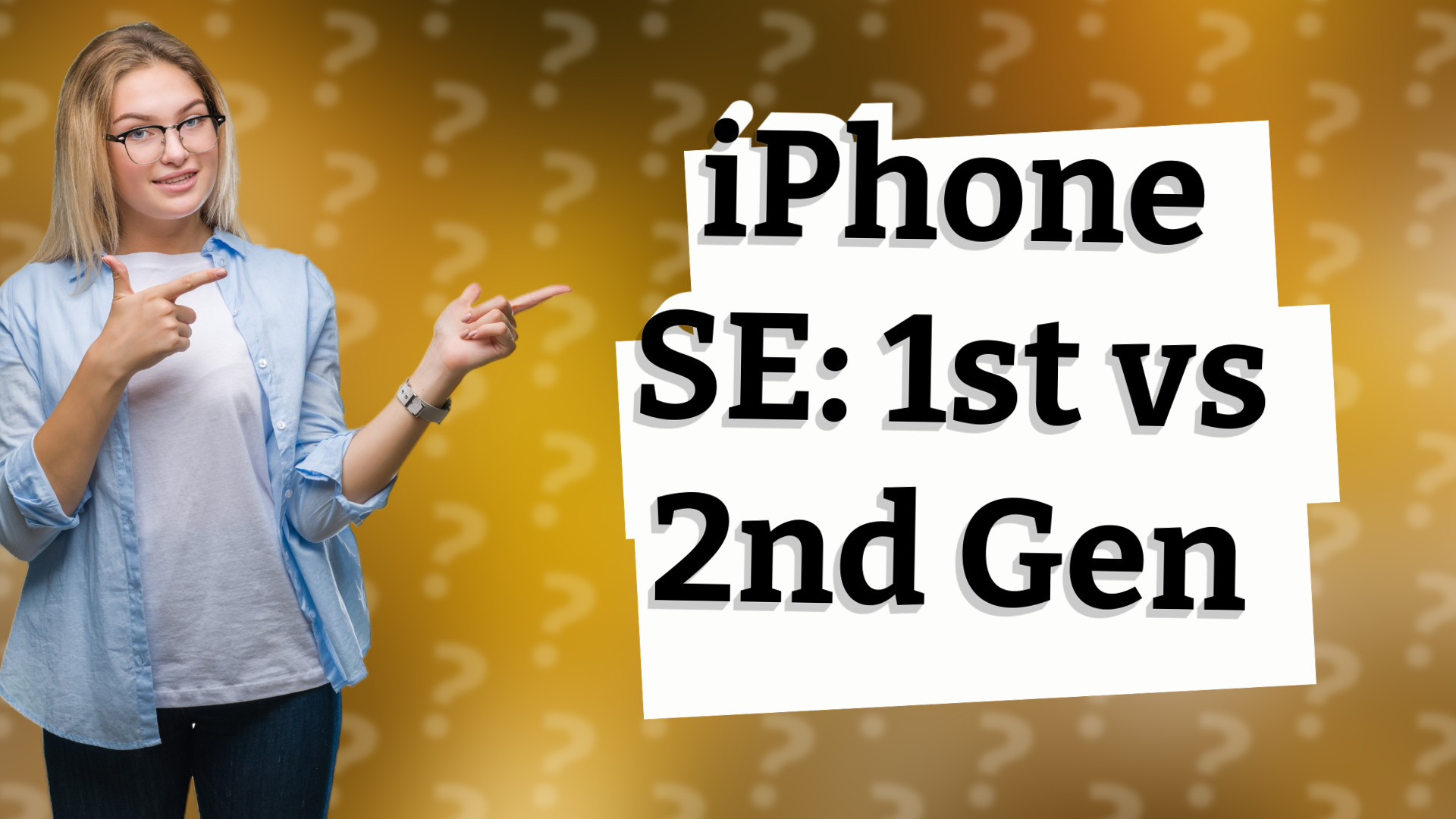 iPhone SE: 1st vs 2nd Gen