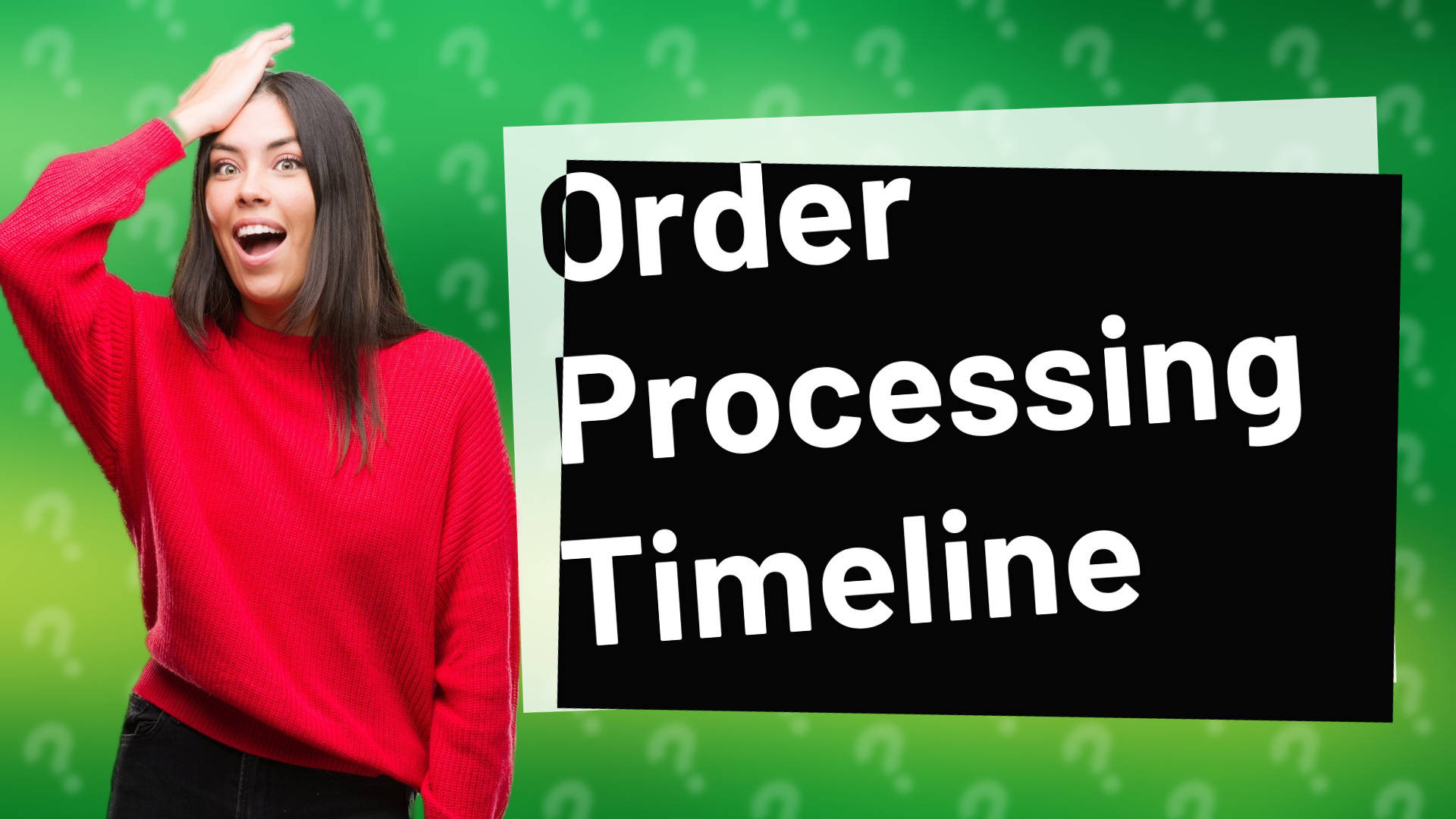 Order Processing Timeline