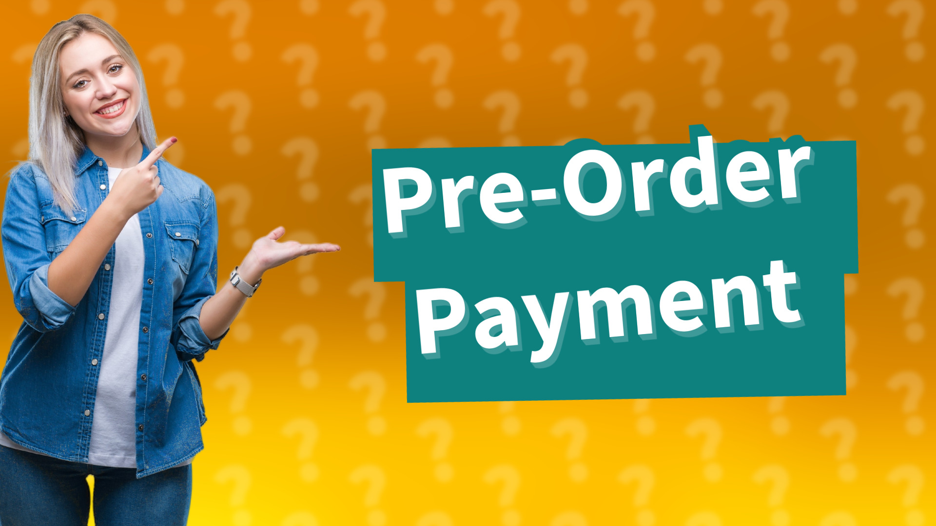 Pre-Order Payment