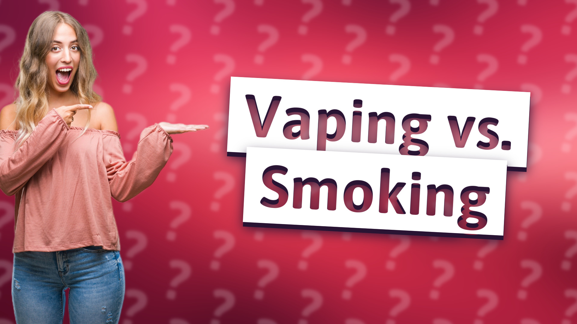 Vaping vs. Smoking