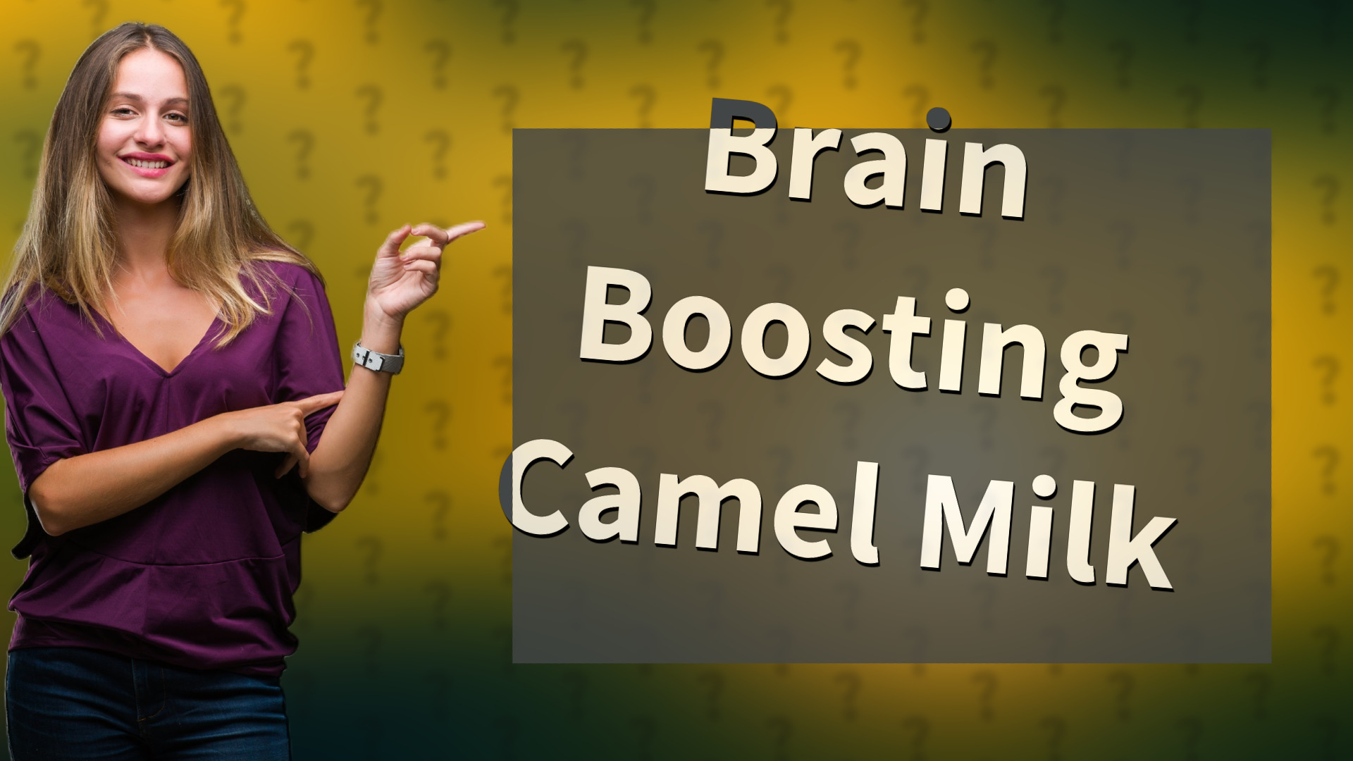 Brain Boosting Camel Milk