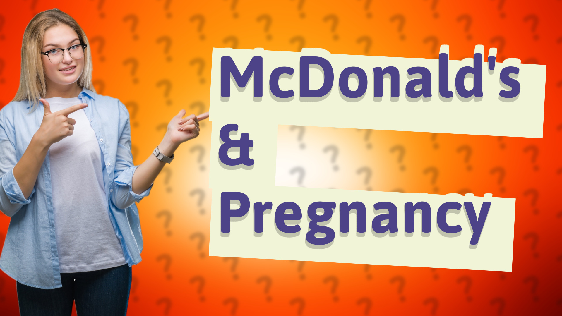 McDonald's & Pregnancy