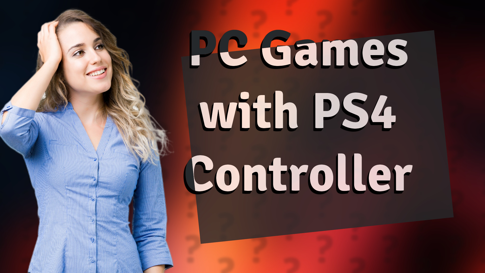 PC Games with PS4 Controller