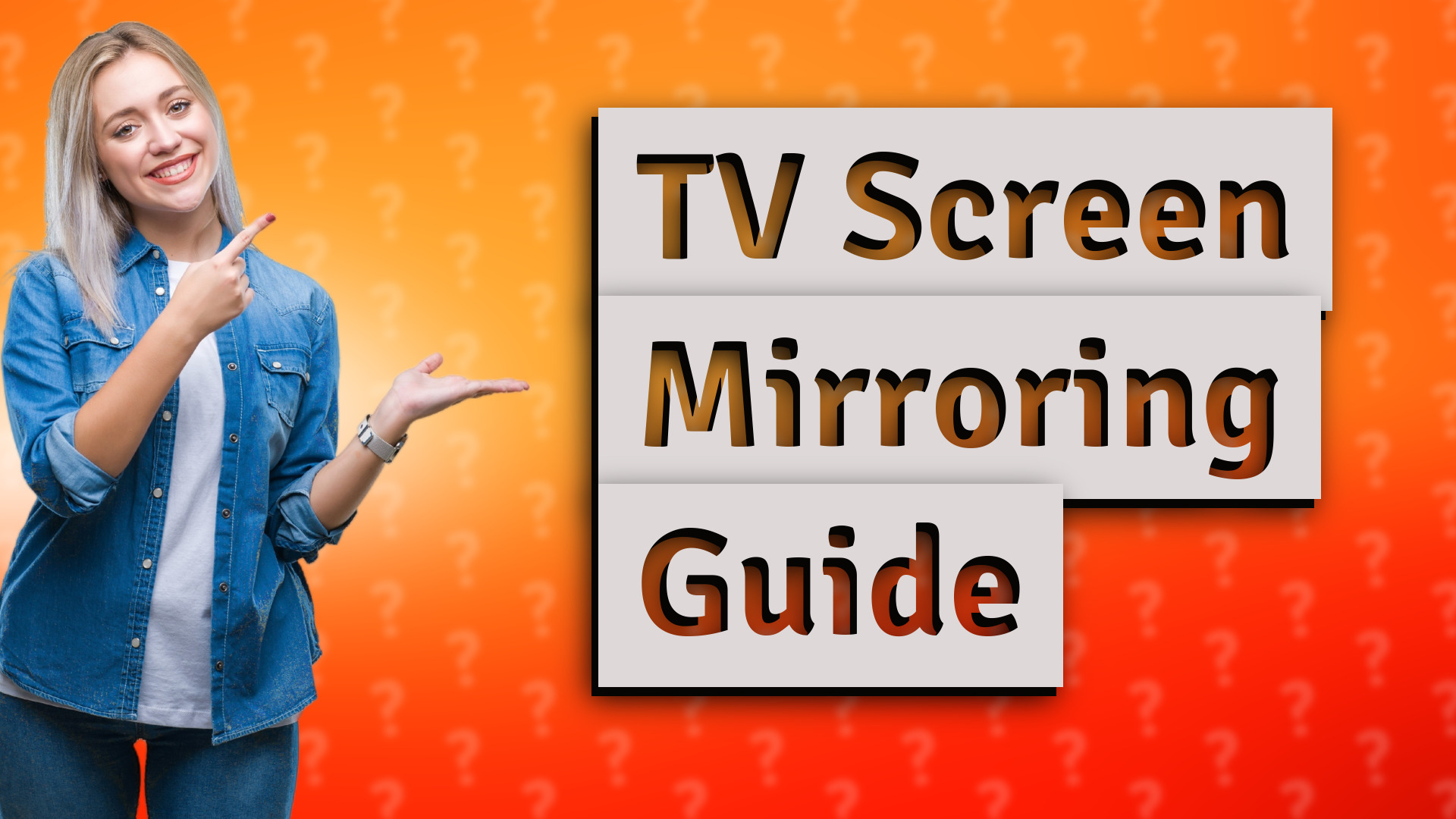 TV Screen Mirroring Guide