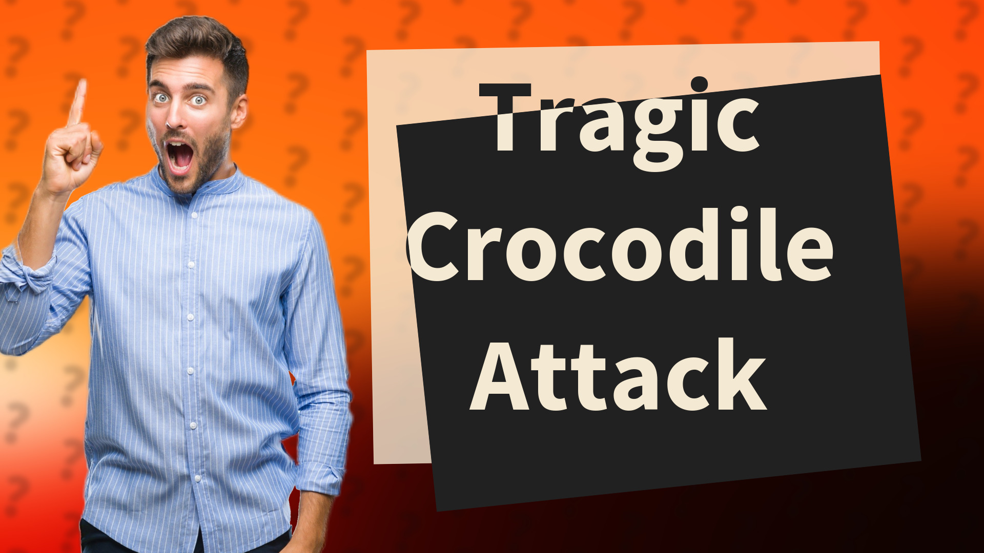 Tragic Crocodile Attack