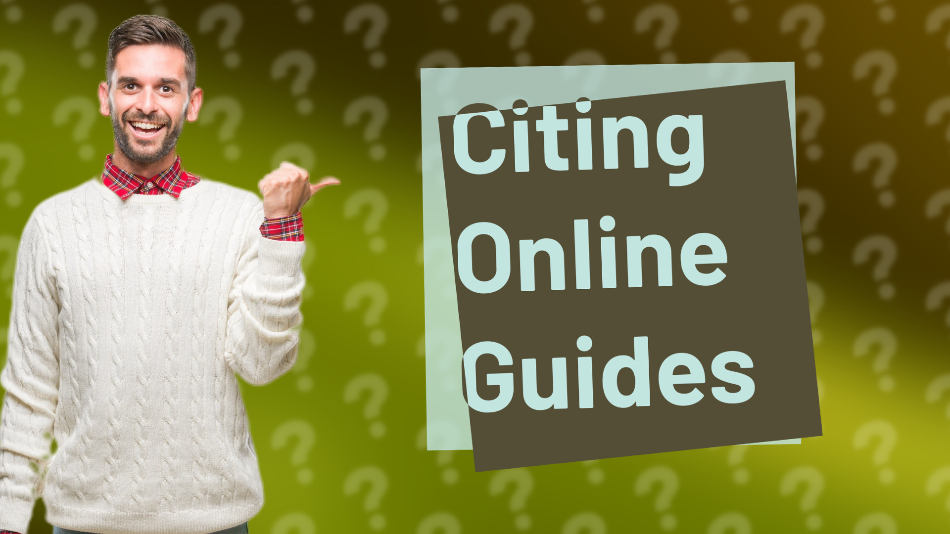Citing Online Guides
