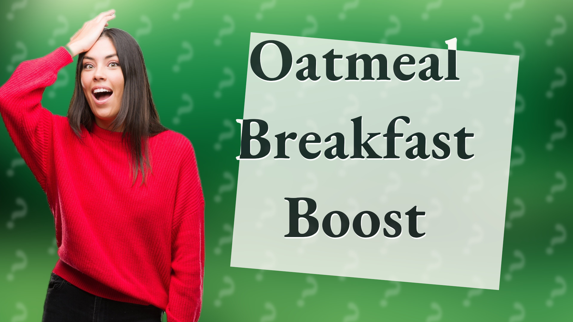 Oatmeal Breakfast Boost