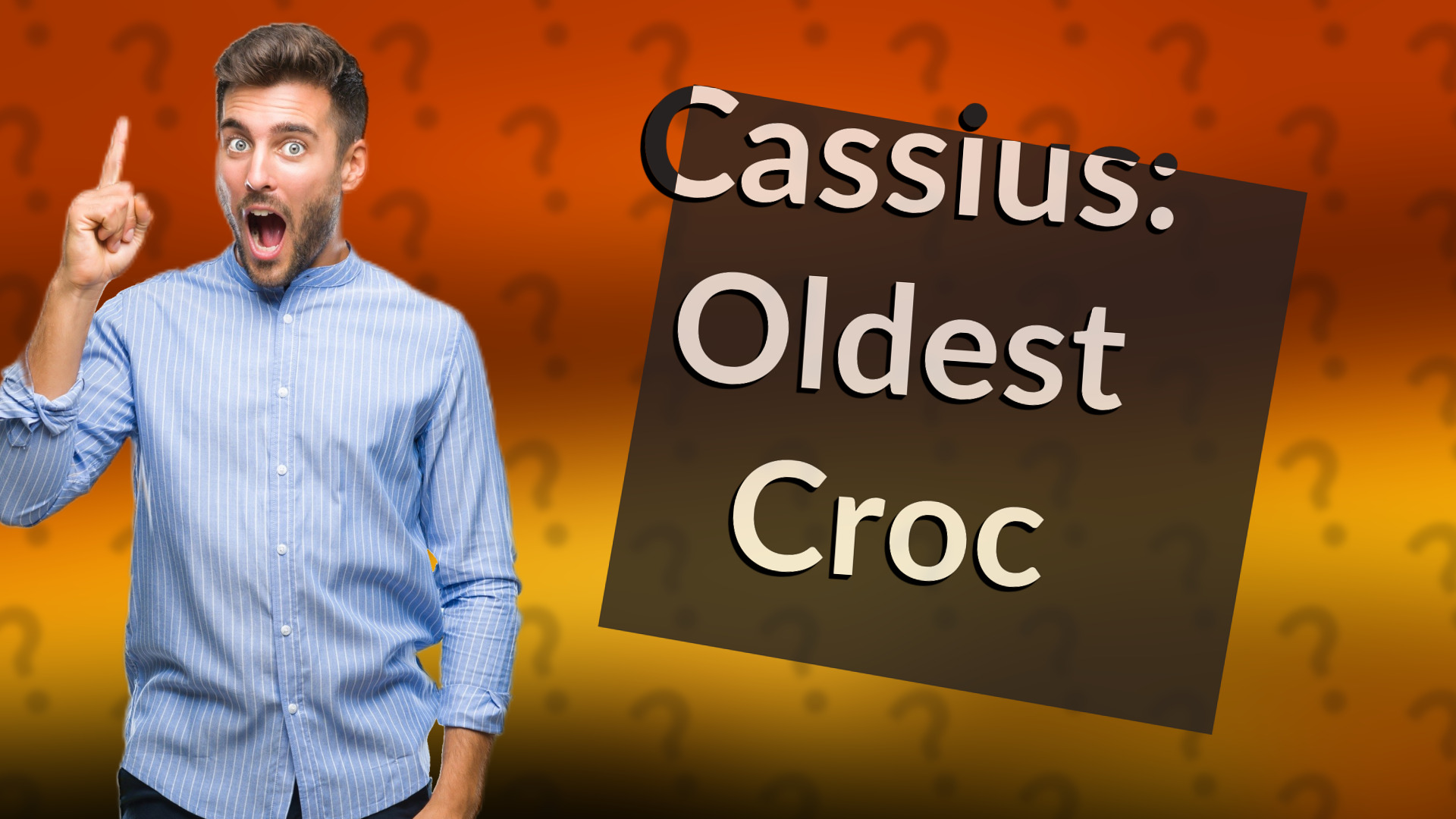 Cassius: Oldest Croc
