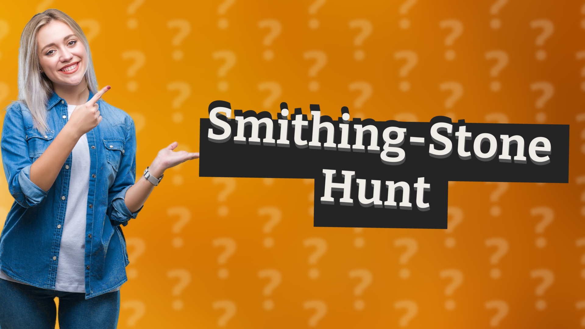 Smithing-Stone Hunt
