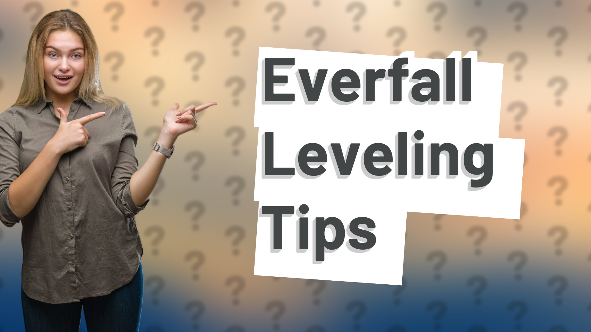 Everfall Leveling Tips