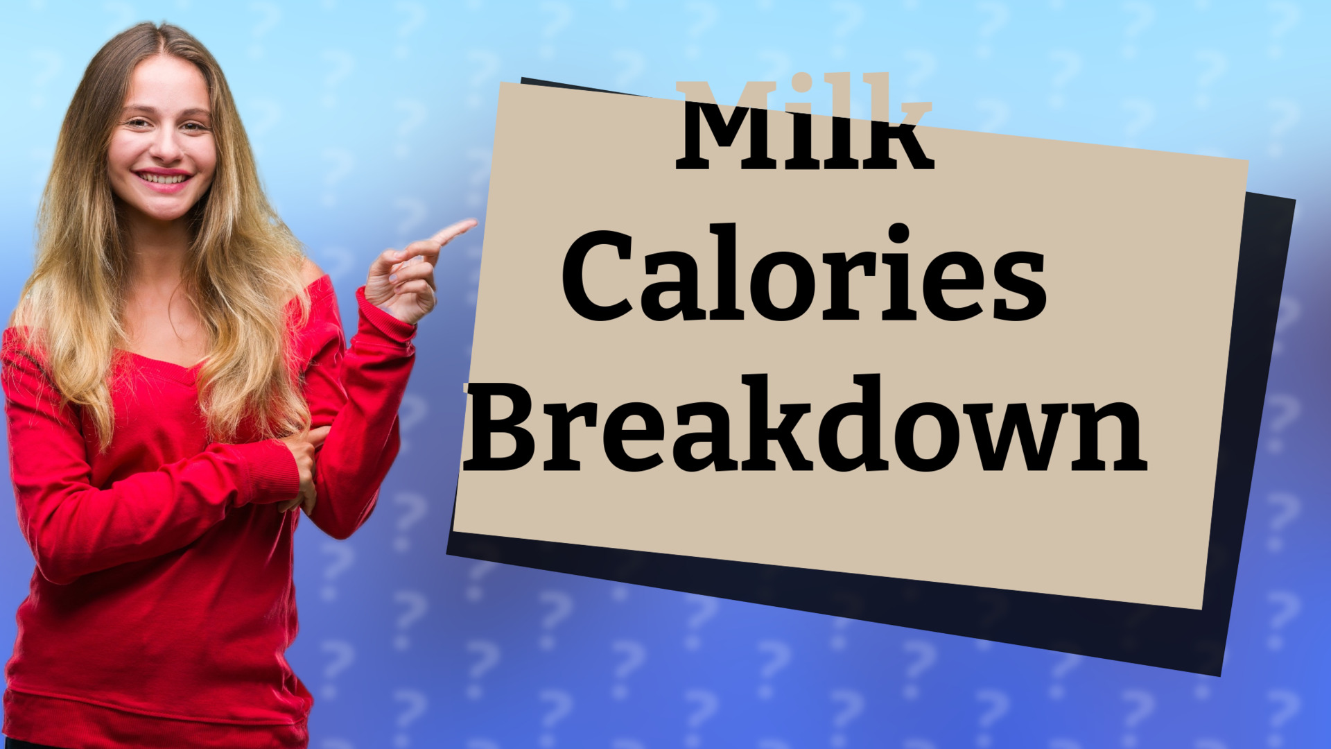 Milk Calories Breakdown
